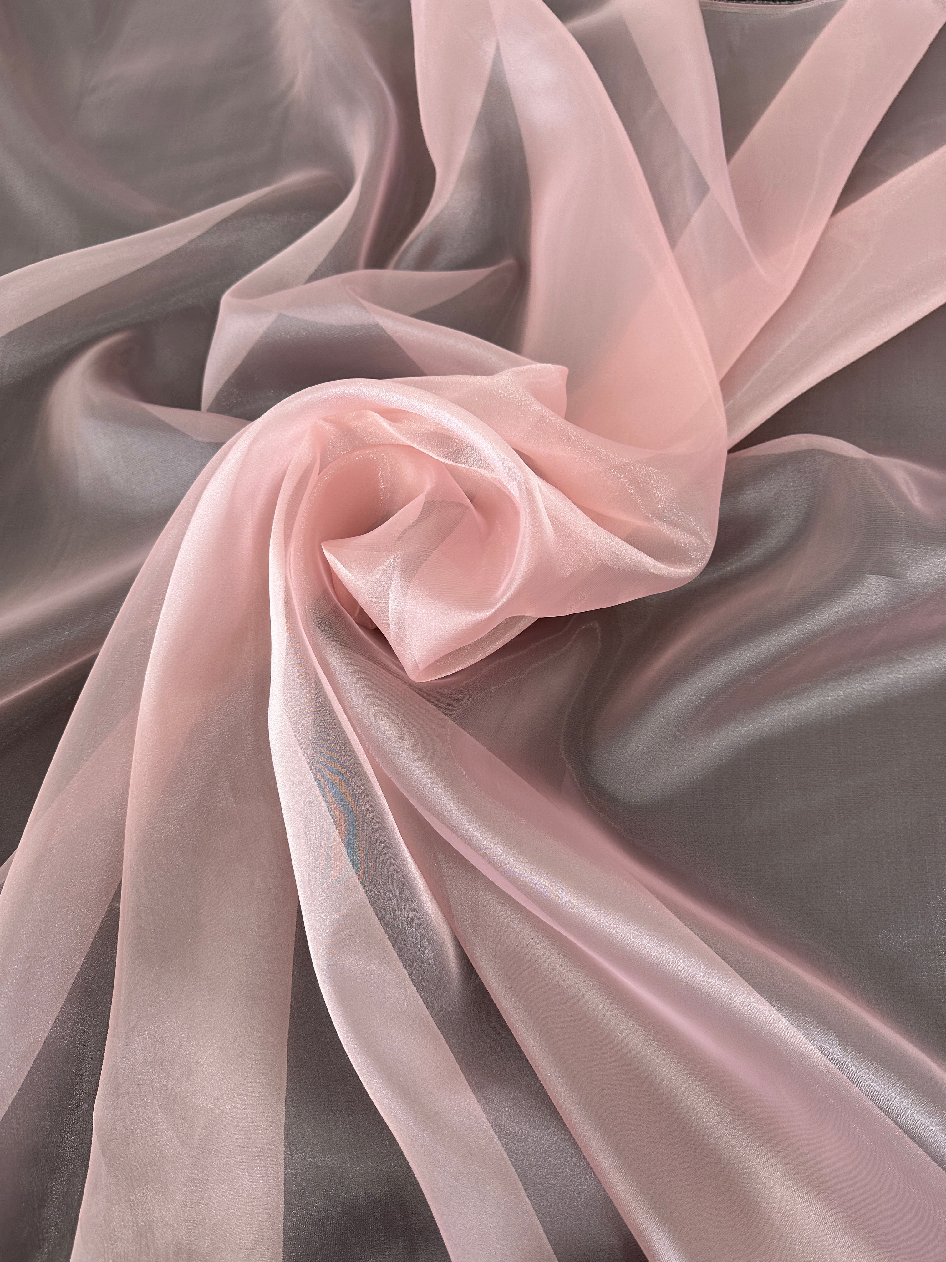 Silk Organza - Dusty Rose  Silk organza, Organza fabric, Organza