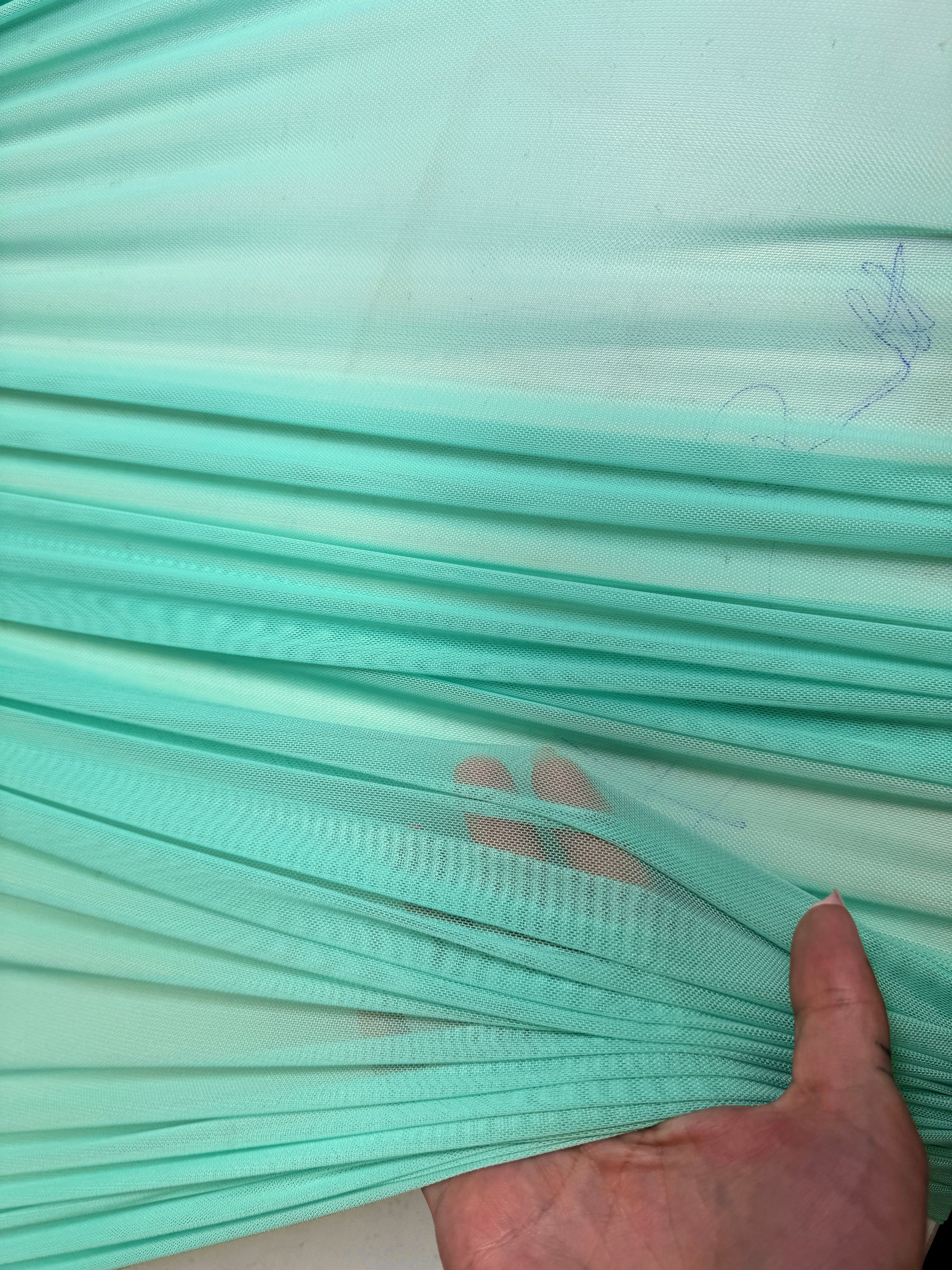 seafoam 4way stretch power mesh, light blue power mesh, ocean blue power mesh, baby blue power mesh