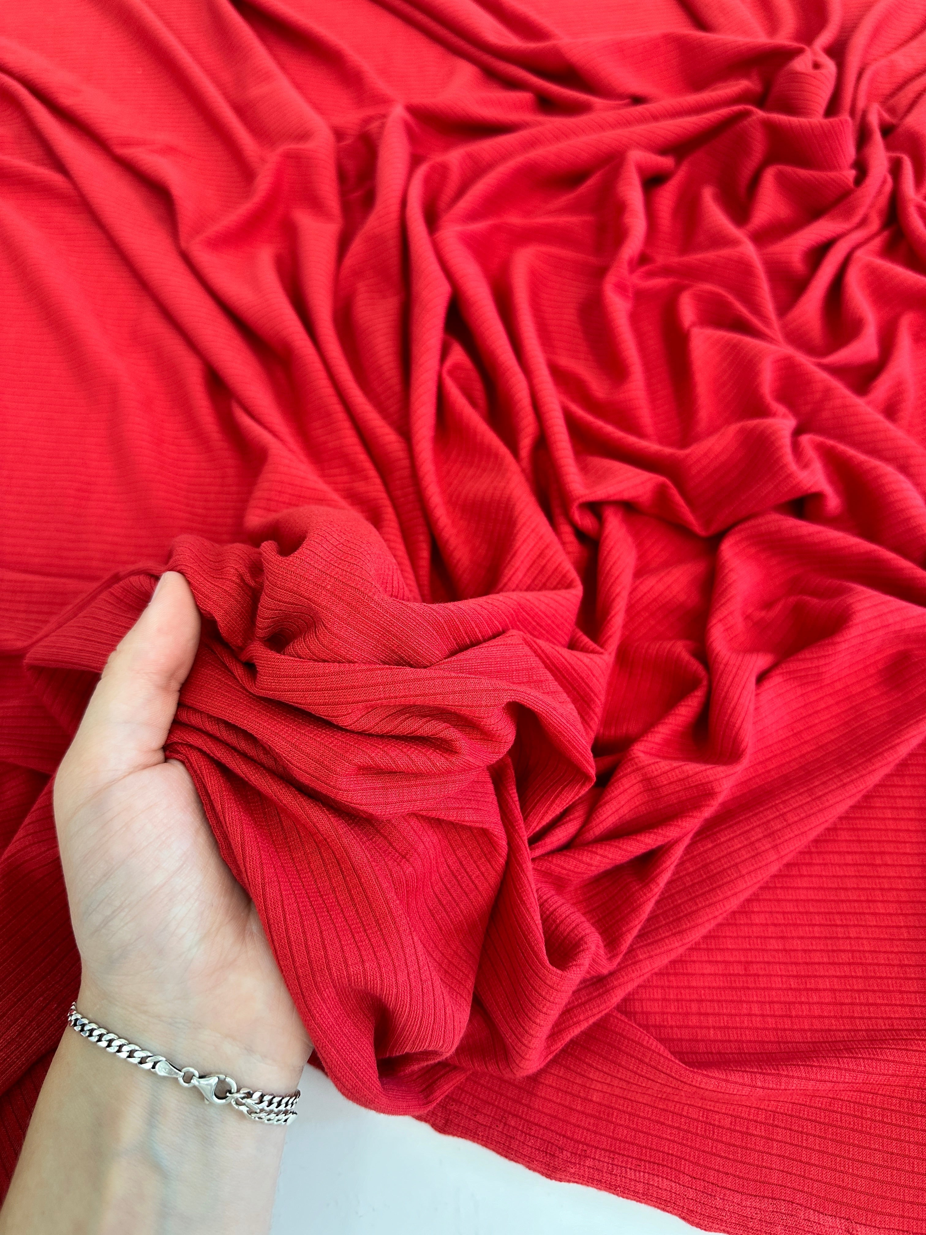 Red Solid Rib Knit, Shop Fabrics Online, Sewing, Fabric Store, Sewing Store, Cheap Fabric Store, Kiki Textiles, Textile by the Yard