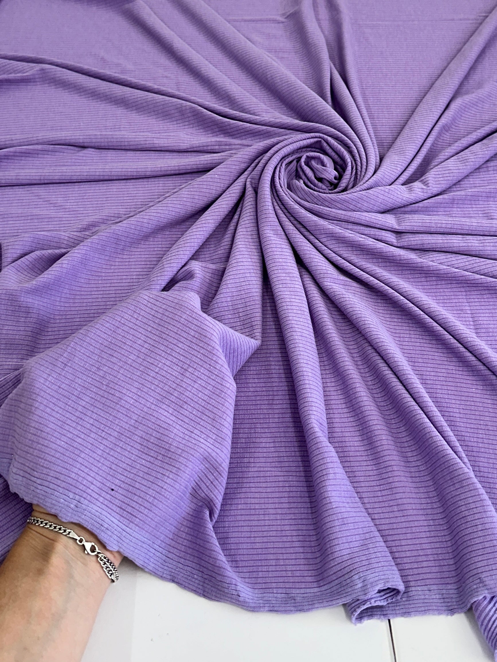 Lavender Solid Rib Knit, Shop Fabrics Online, Sewing, Fabric Store, Sewing Store, Cheap Fabric Store, Kiki Textiles, Textile by the Yard