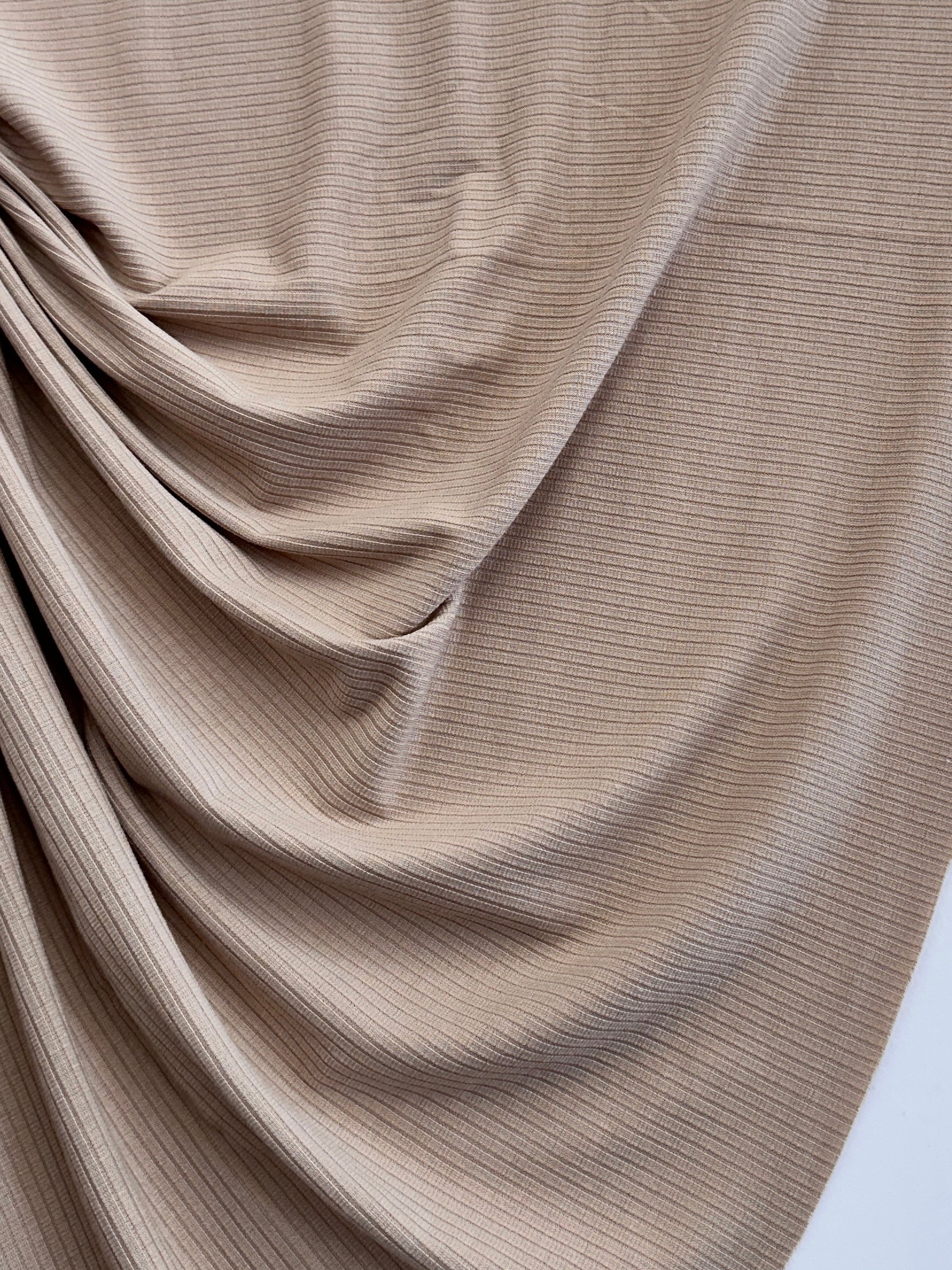 Khaki Solid Rib Knit, Shop Fabrics Online, Sewing, Fabric Store, Sewing Store, Cheap Fabric Store, Kiki Textiles, Textile by the Yard