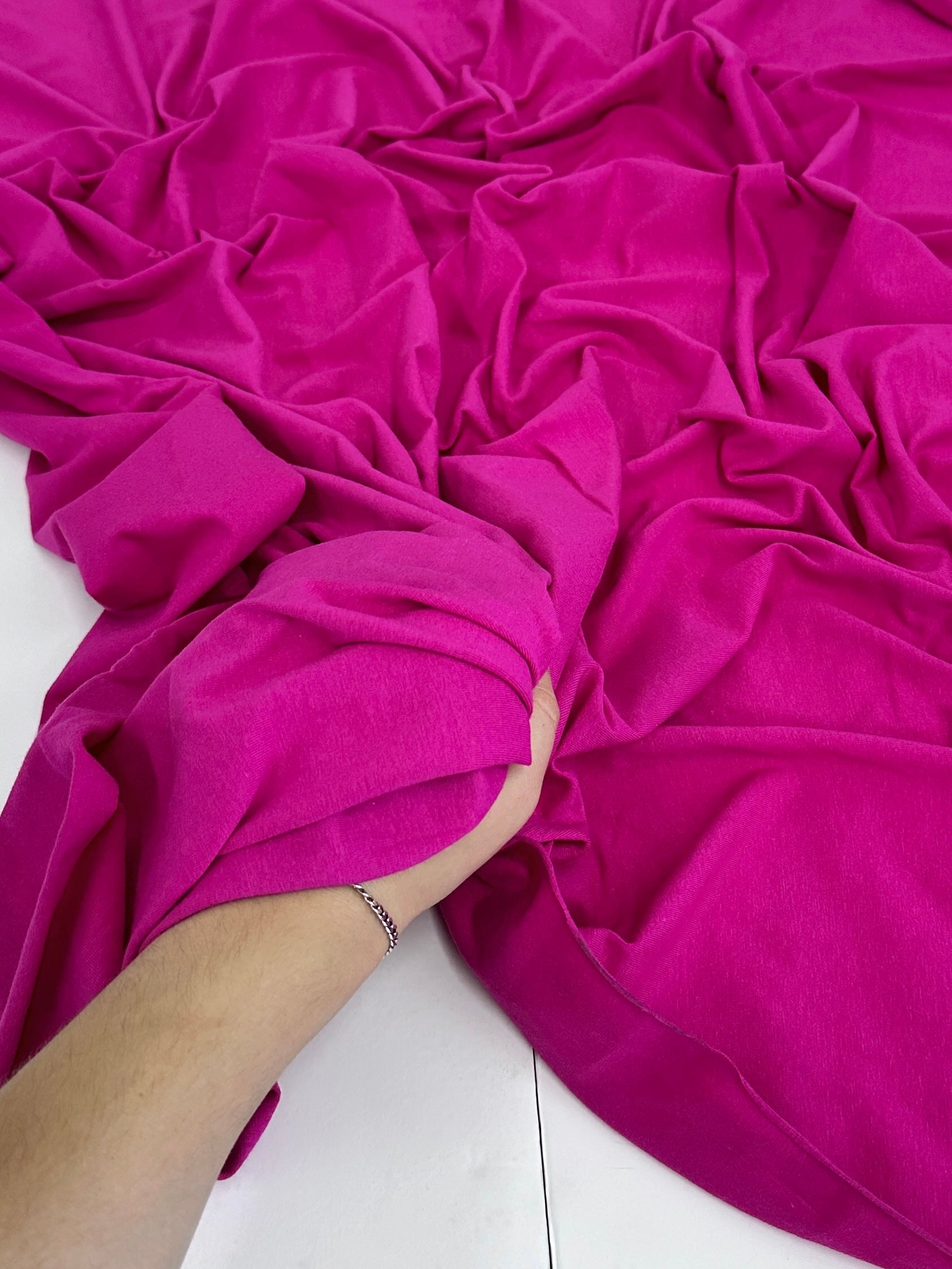 Fuchsia Cotton Jersey Spandex, Nylon Spandex, Shiny Spandex, Stretch Fabric, Cotton Jersey Spandex, Cotton Jersey, Jersey Spandex, Cotton fabric