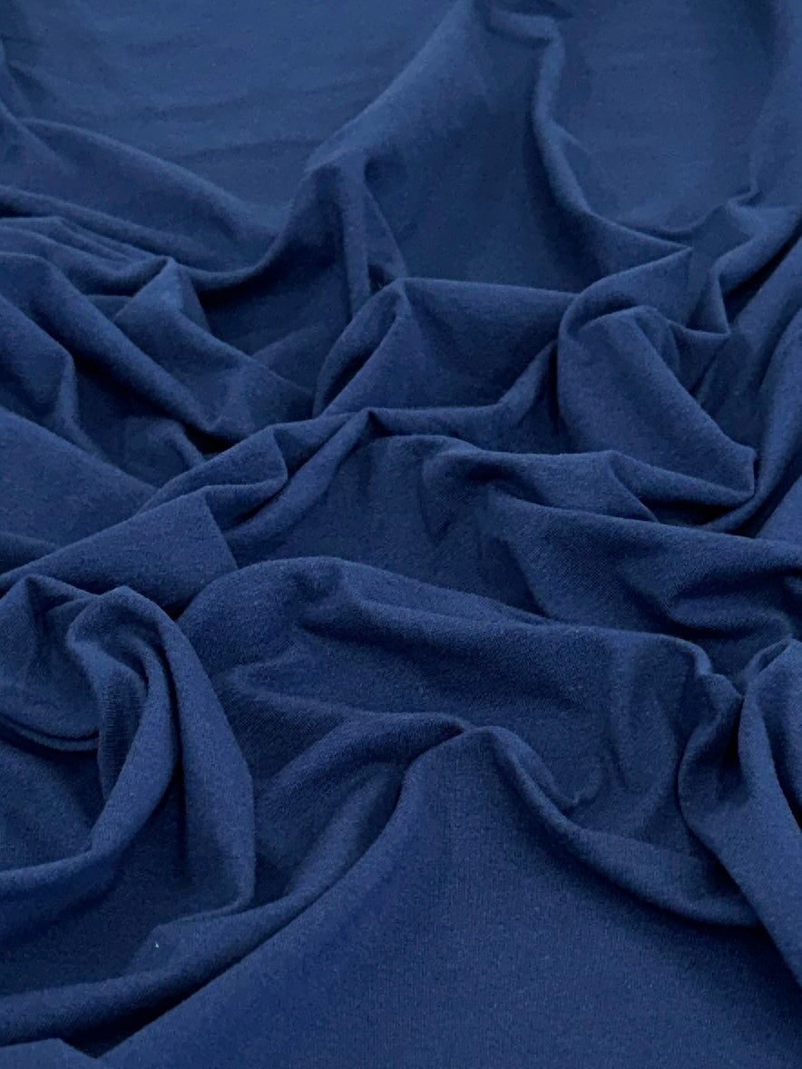 Navy Blue Cotton Jersey Spandex, shop fabrics online, sewing, fabric store, sewing store, cheap fabric store, kiki textiles, textile by the yard