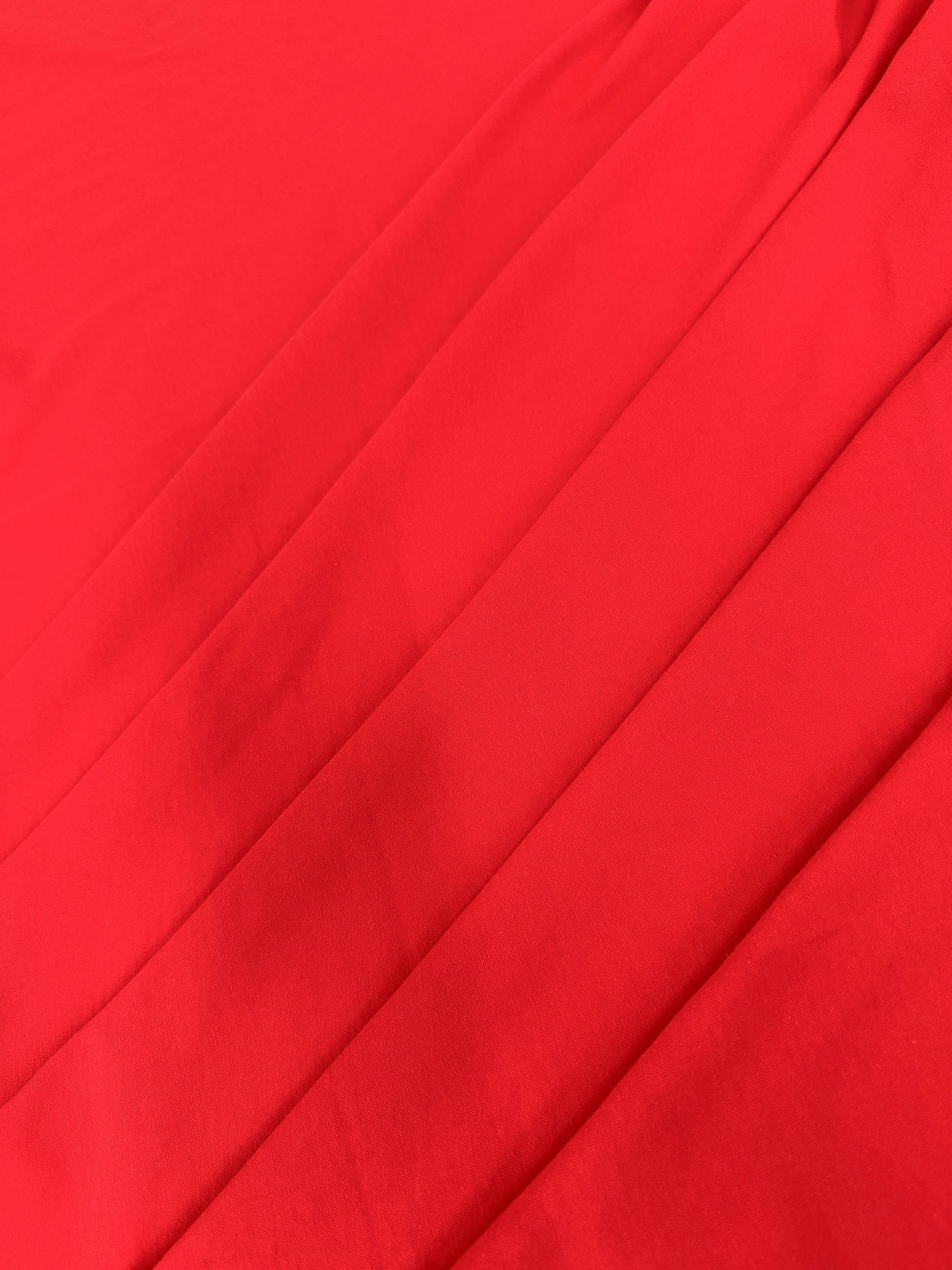 Red Cotton Jersey Spandex