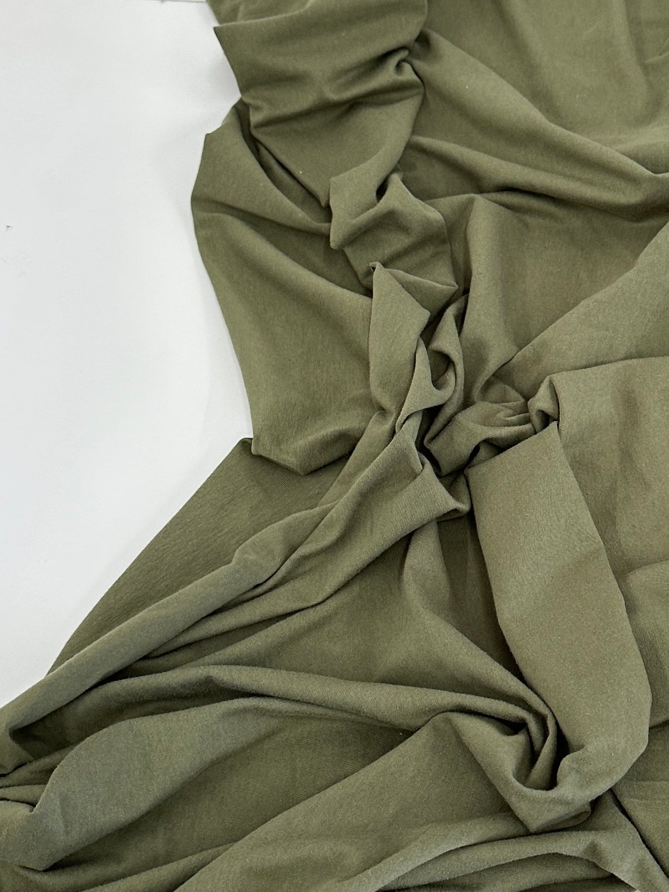 Army Green Cotton Jersey Knit, Cotton Spandex, Shiny Spandex, Stretch Fabric, Cotton Jersey Spandex, Cotton Jersey, Jersey Spandex, Cotton fabric