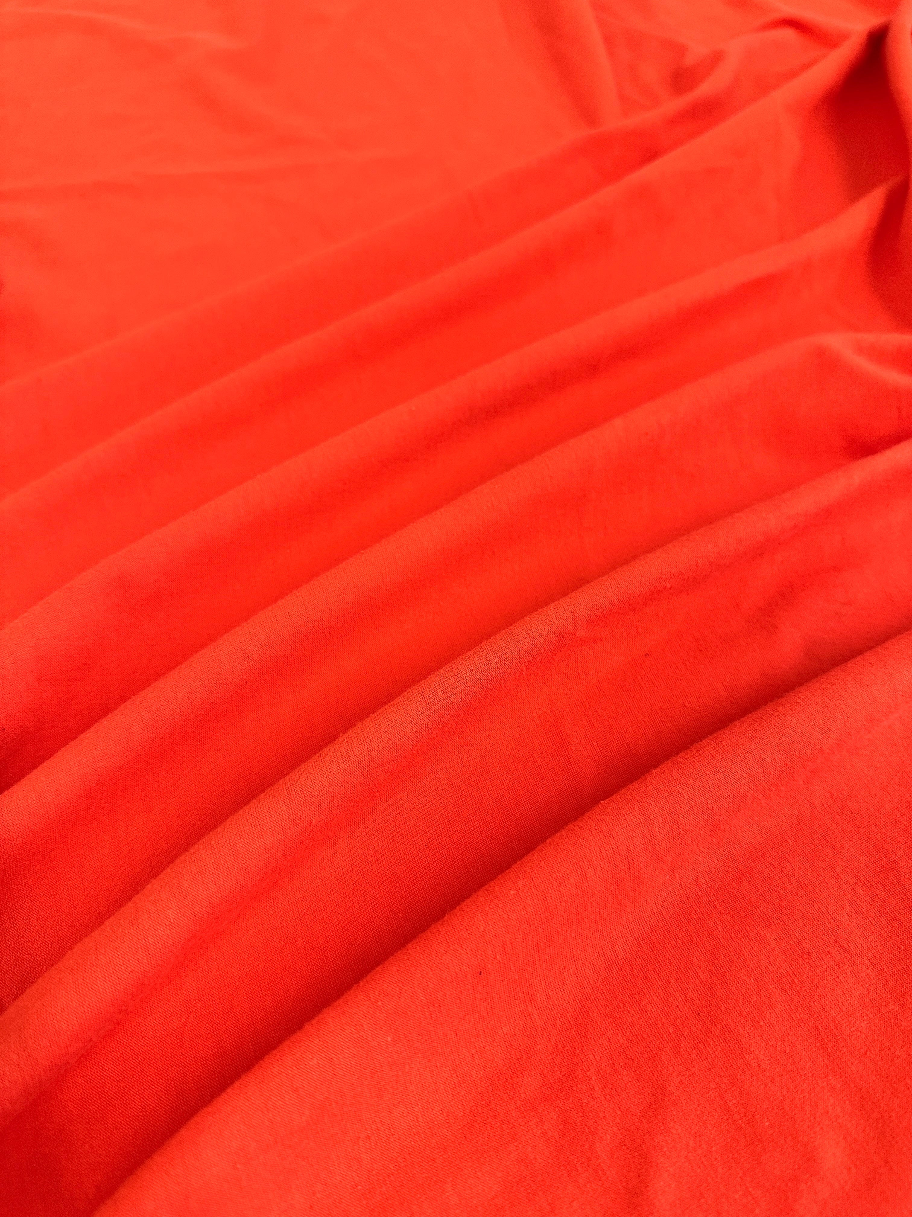 Orange Cotton Jersey Knit, shop fabrics online, sewing, fabric store, sewing store, cheap fabric store, kiki textiles, textile by the yard