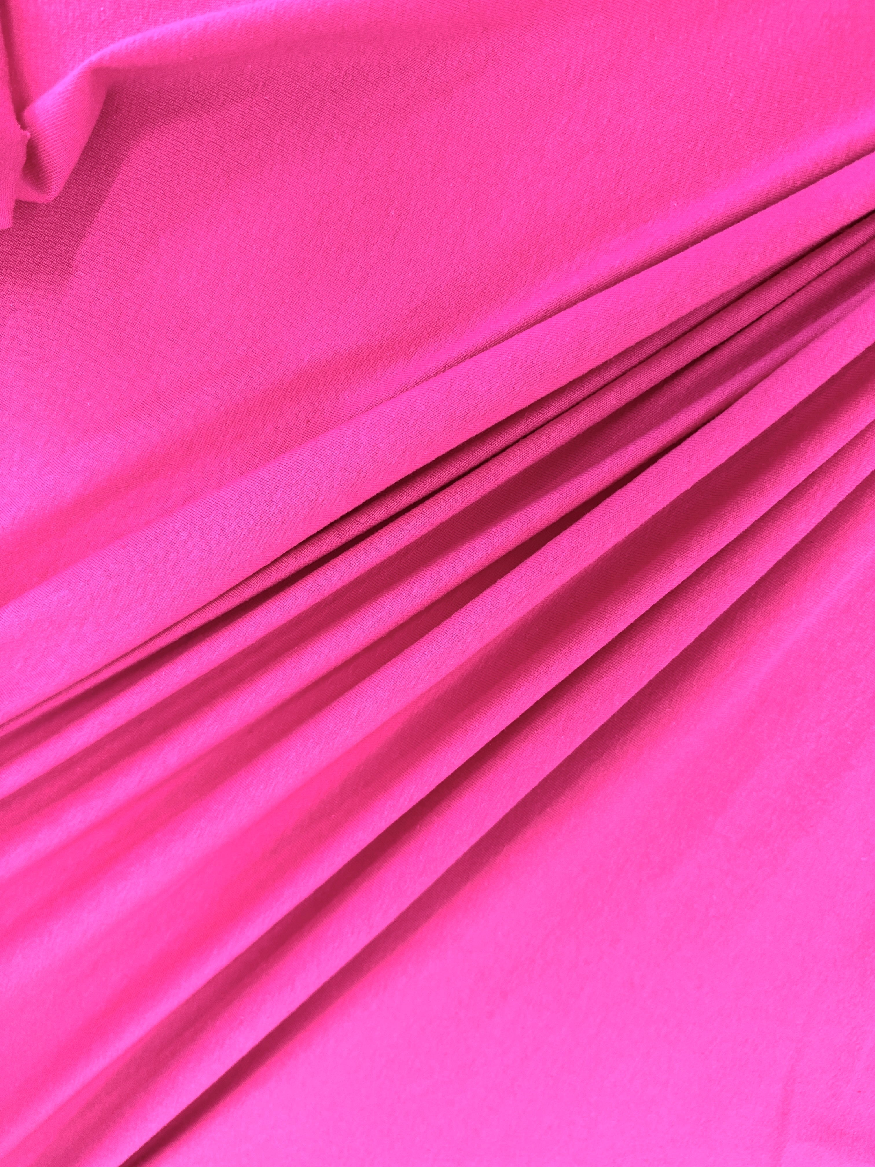 Fuchsia Cotton Jersey Spandex, shop fabrics online, sewing, fabric store, sewing store, cheap fabric store, kiki textiles, textile by the yard