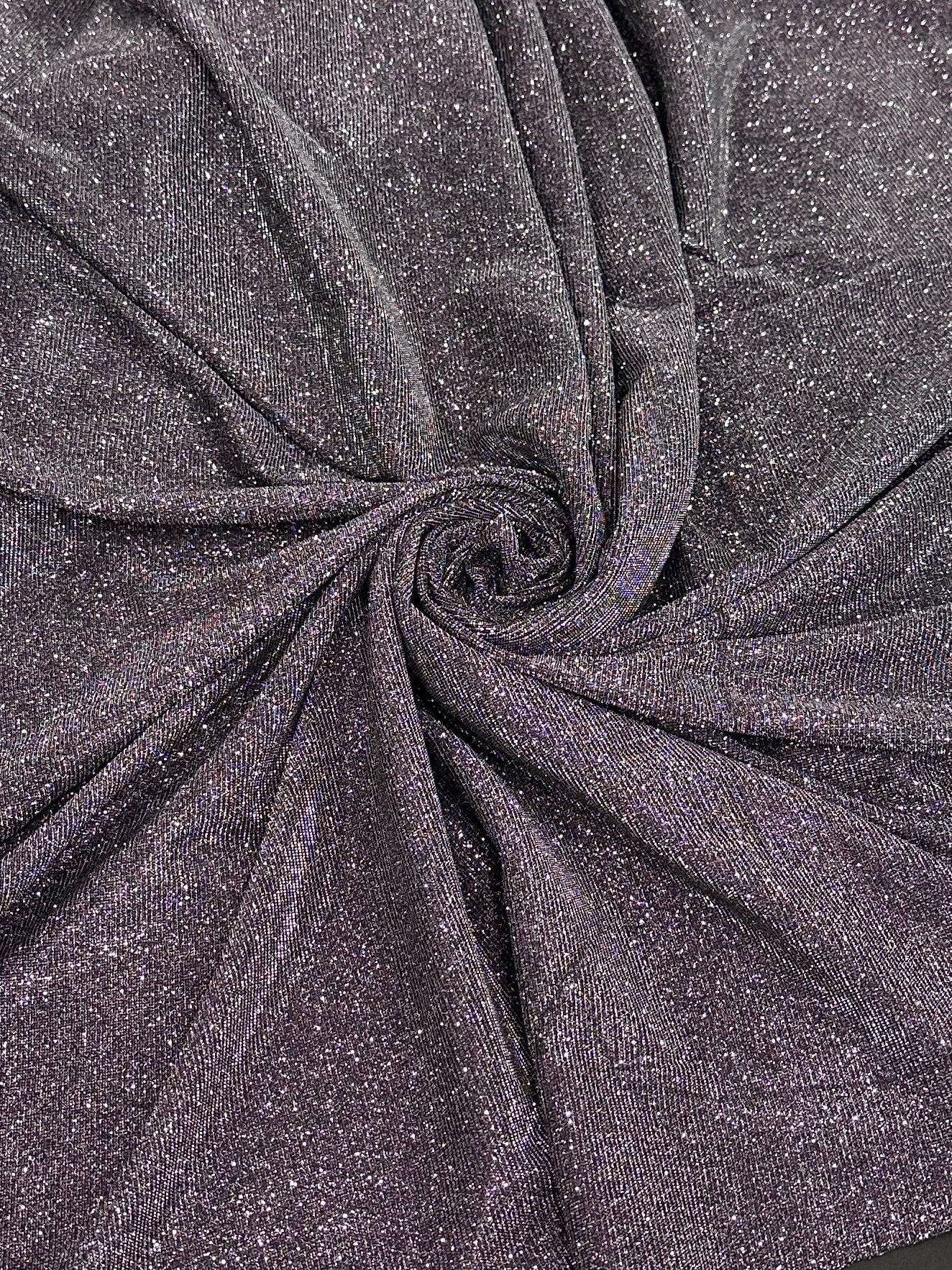 Silver-Purple Iridescent Stretch Metallic Lurex, Shop Fabrics Online, Sewing, Fabric Store, Sewing Store, Cheap Fabric Store, Kiki Textiles, Textile by the Yard