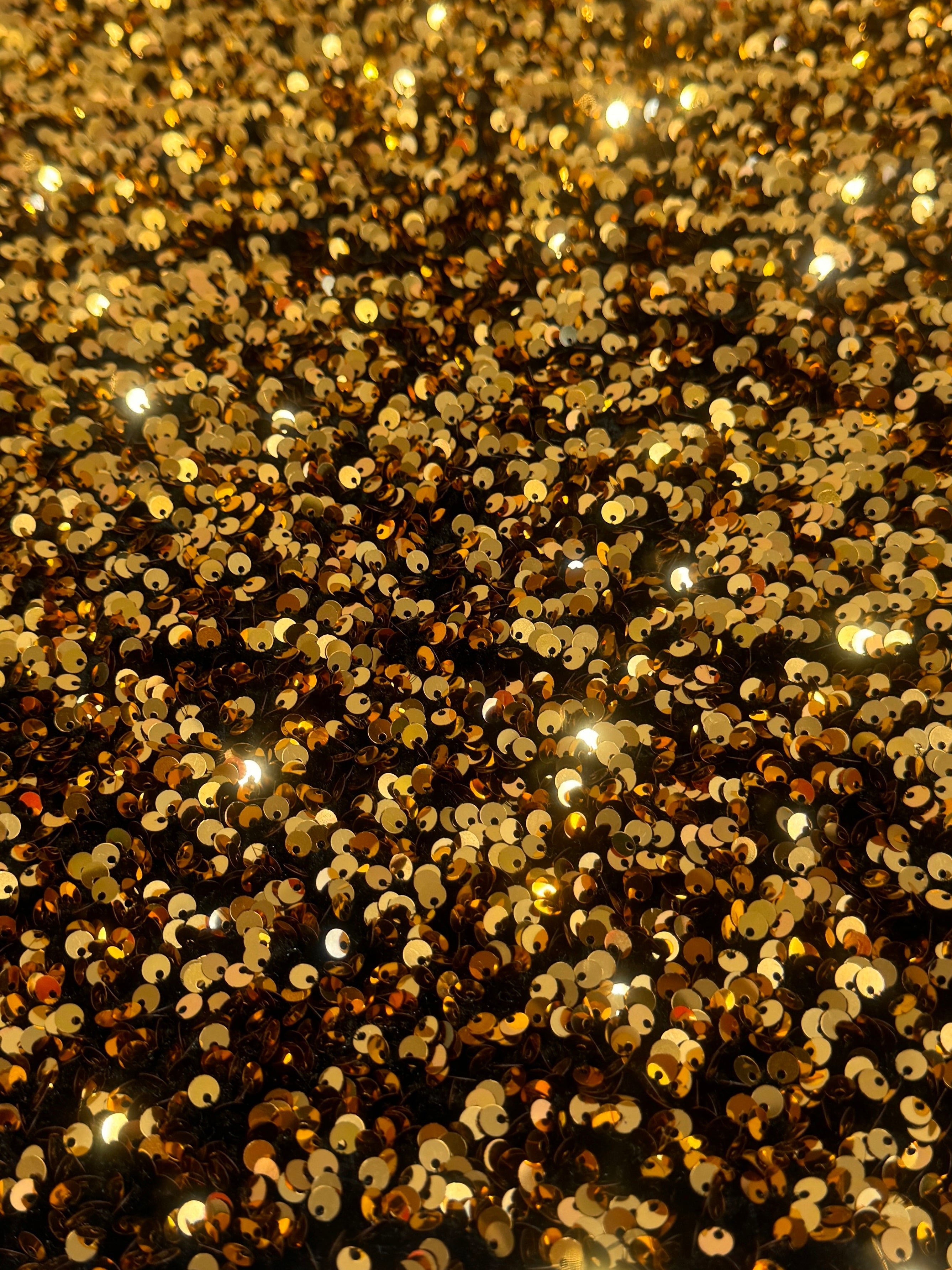 Deep Gold Sequins on Velvet, shop fabrics online, sewing, fabric store, sewing store, cheap fabric store, kiki textiles, textile by the yard