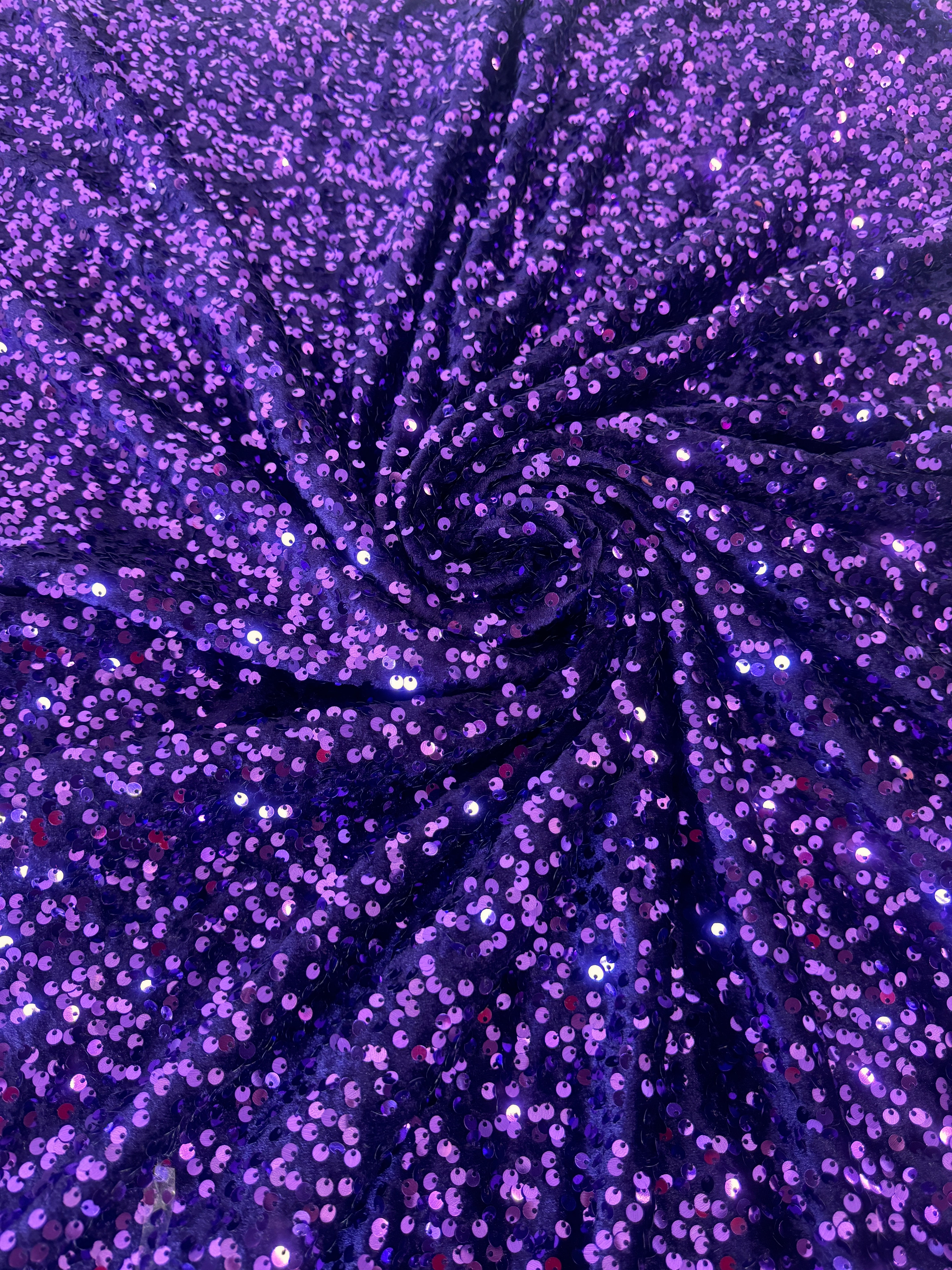 Purple Sequins Velvet, Shop Fabrics Online, Sewing, Fabric Store, Sewing Store, Cheap Fabric Store, Kiki Textiles, Textile by the Yard