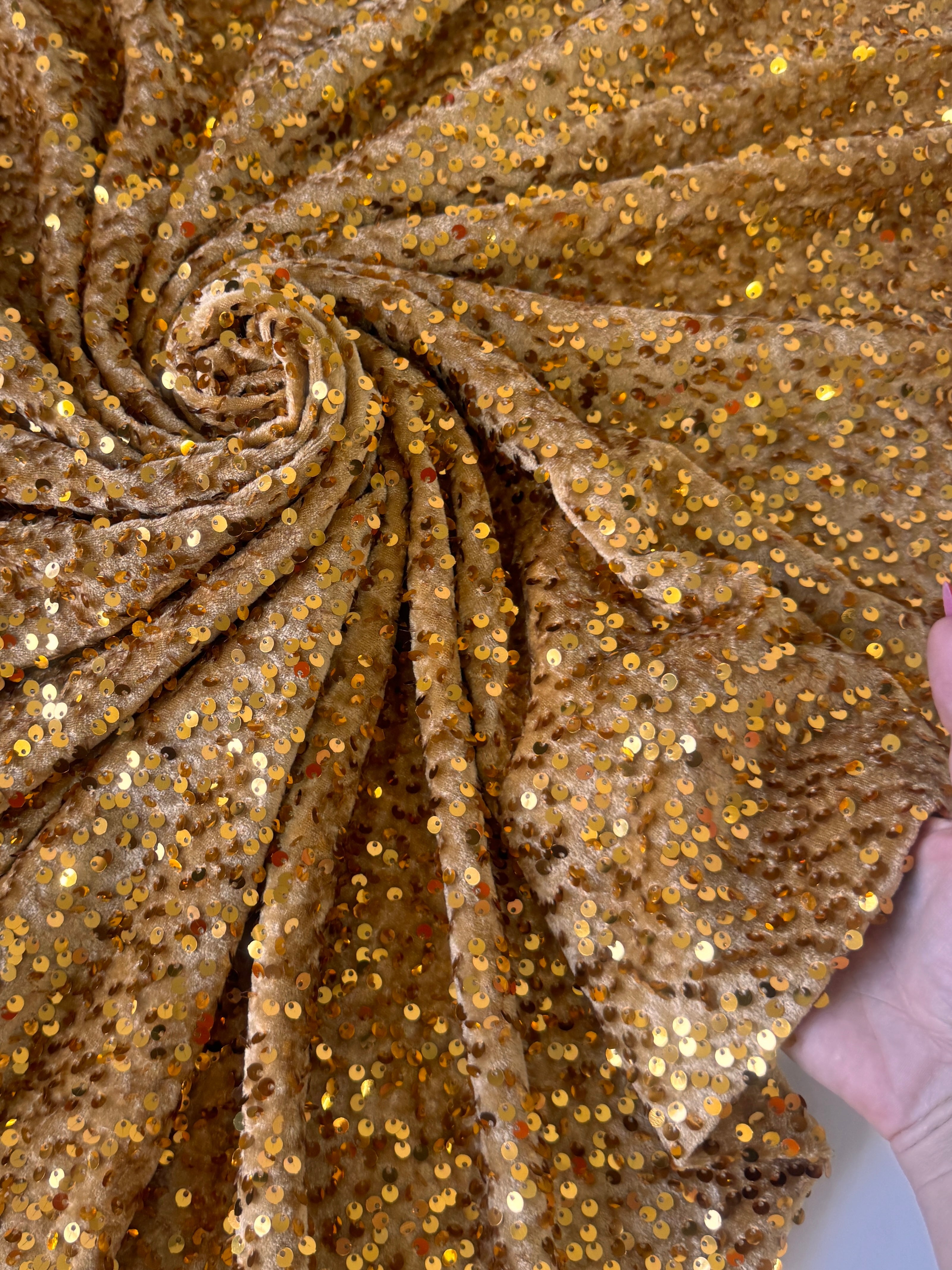 Gold Sequins Velvet, Shop Fabrics Online, Sewing, Fabric Store, Sewing Store, Cheap Fabric Store, Kiki Textiles, Textile by the Yard