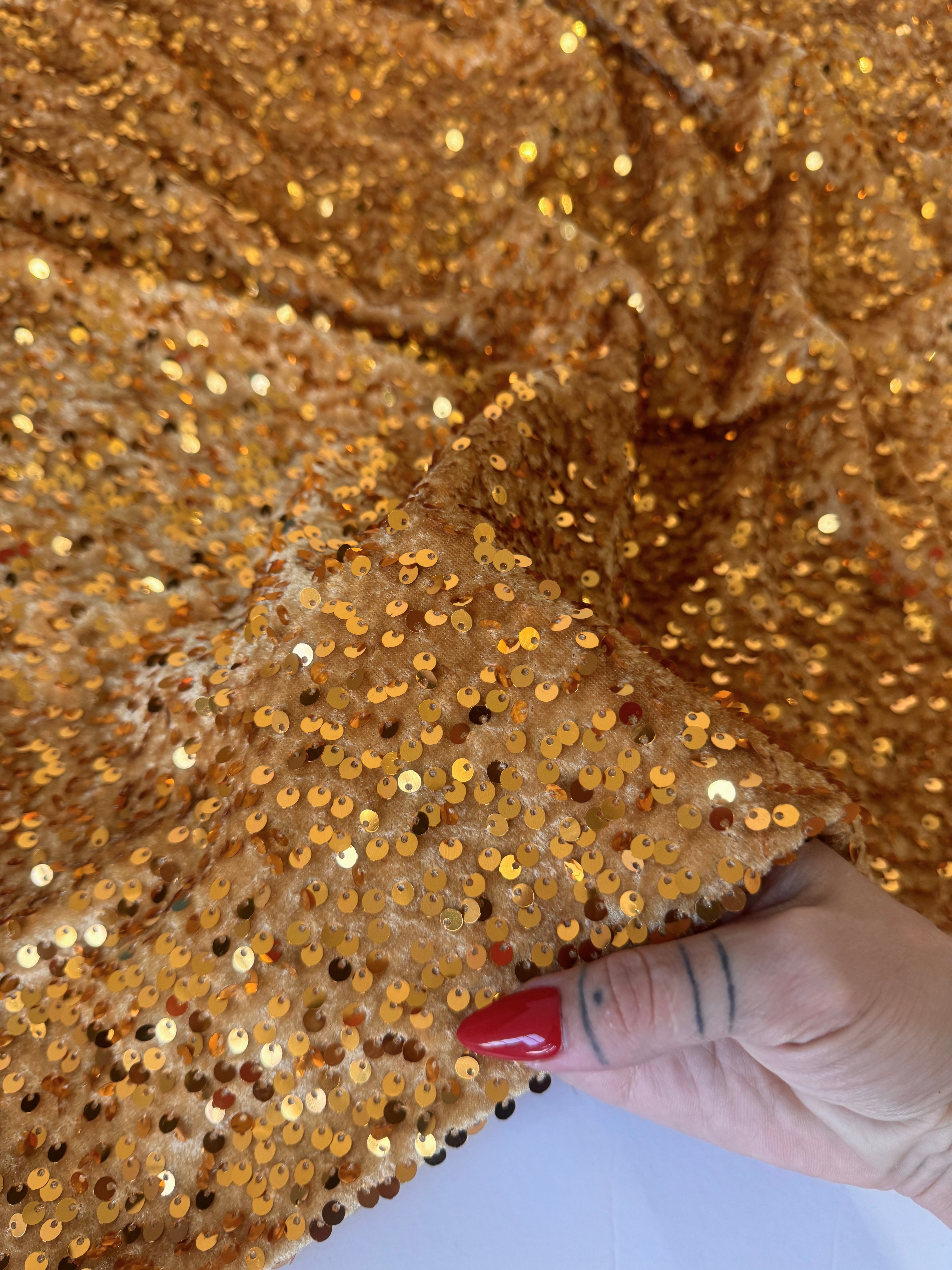 Gold Sequins Velvet, Shop Fabrics Online, Sewing, Fabric Store, Sewing Store, Cheap Fabric Store, Kiki Textiles, Textile by the Yard