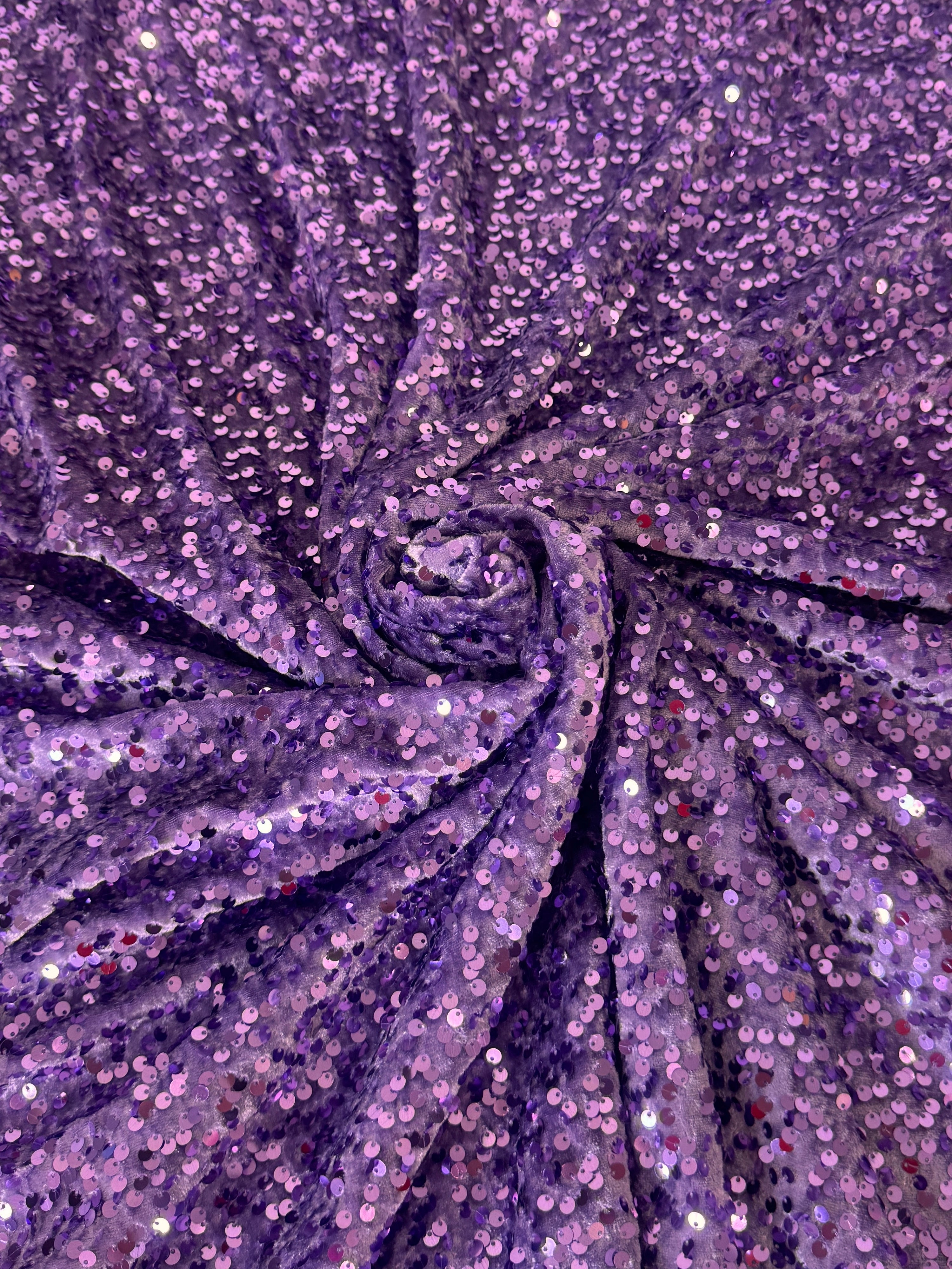 Lavender Sequins Velvet, Sequin on velvet, Stretch Sequin Mesh, Stretch Sequin velvet for woman,  Stretch Sequin velvet for bride, Stretch Sequin velvet on discount, Stretch Sequin velvet online