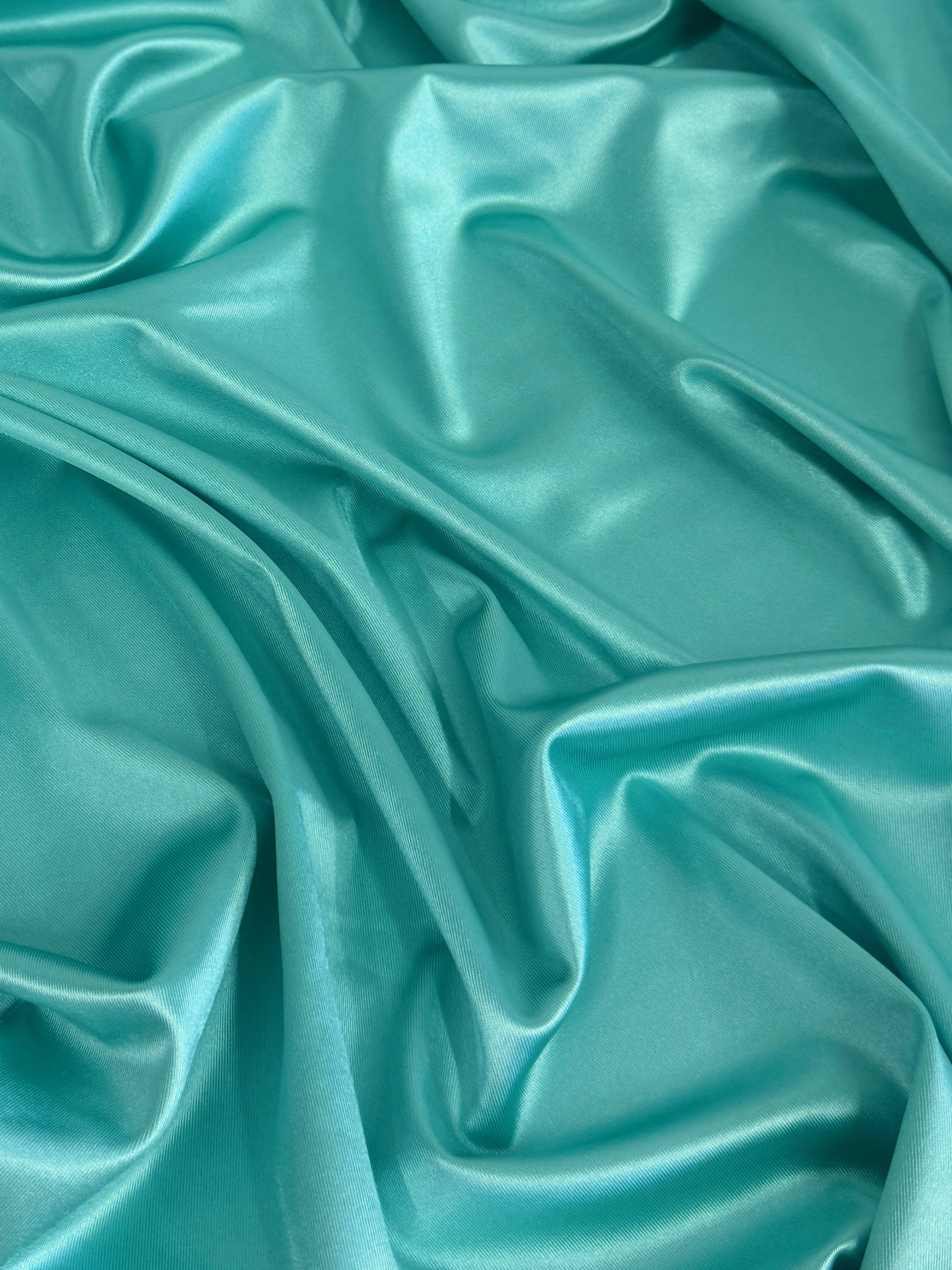 Tiffany Blue Shiny Nylon Spandex, Tiffany Blue Spandex, Nylon Spandex, Shiny Spandex, Stretch Fabric, 4 way stretch fabric, Fabric on Sale, Activewear Fabric, Polyester Fabric