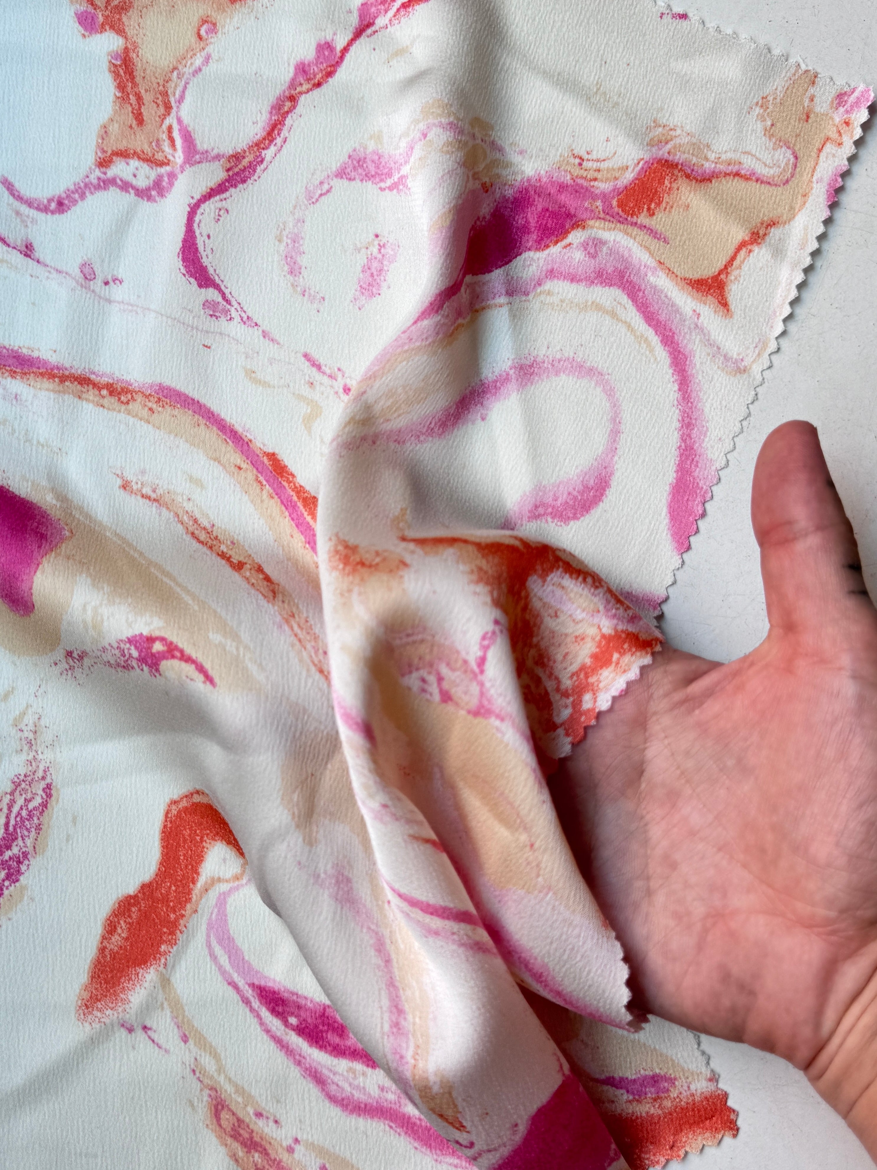 marble pink printed Satin, pink marble print Satin, premium Printed Satin, best quality Printed Satin, Printed Satin for bridal wear, Printed Satin for party wear, Printed Satin in low price, premium Printed Satin