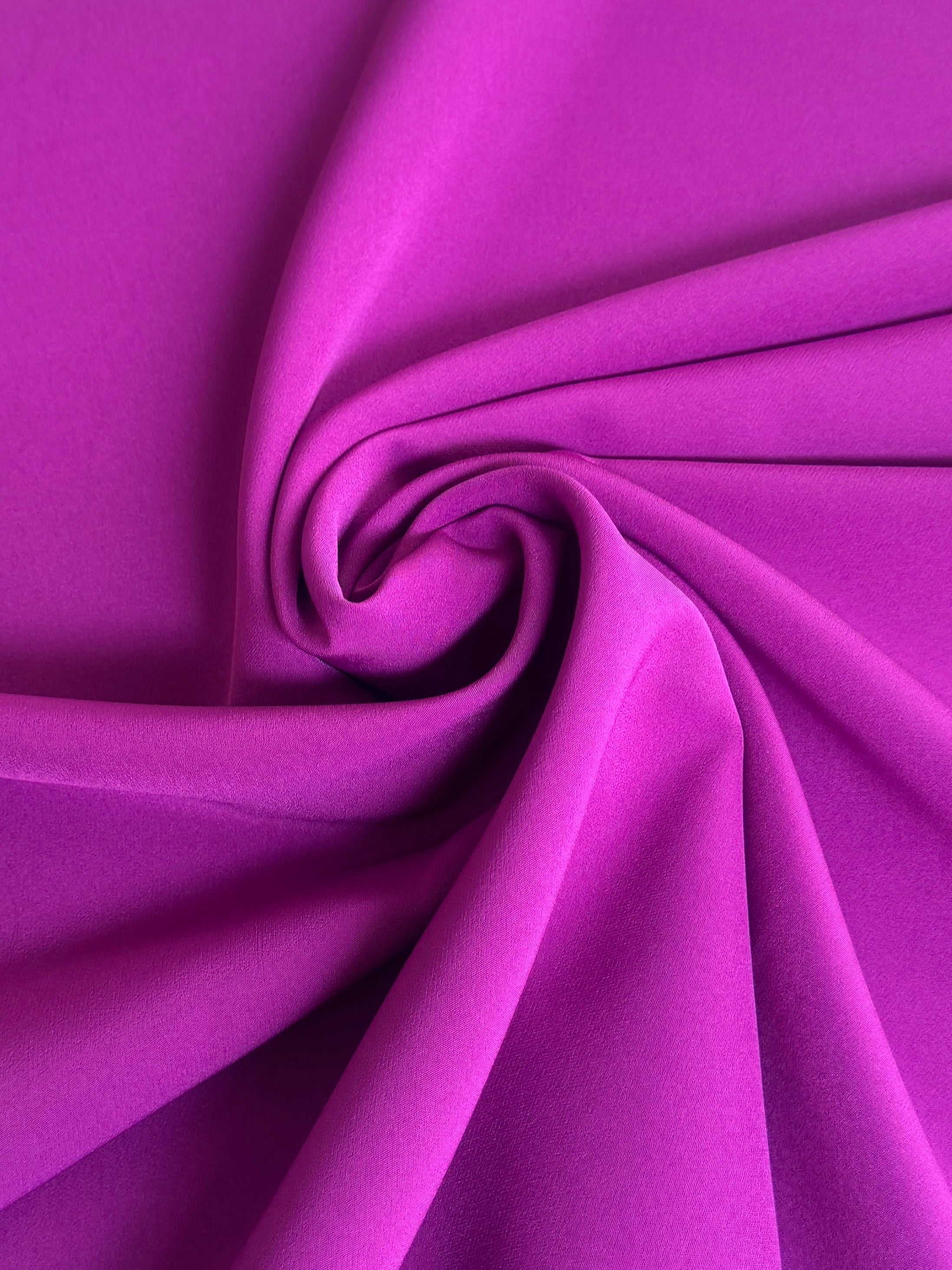 Magenta Stretch Crepe, Fabric Store, Sewing Store, Cheap Fabric Store, Kiki Textiles, Textile by the Yard