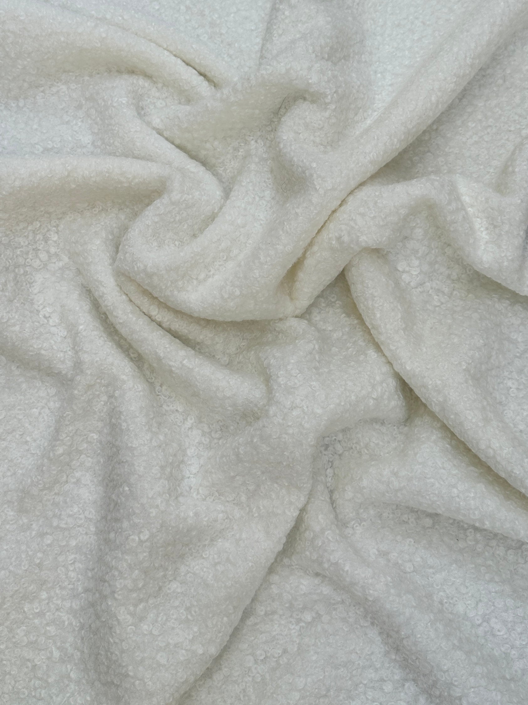 milk white Lamb Premium Faux Wool, bright white Faux Wool, white Faux Wool, Faux Wool for jacket, premium Faux Wool, Faux Wool for winter, winter collection, Faux Wool on sale, Faux Wool in low price