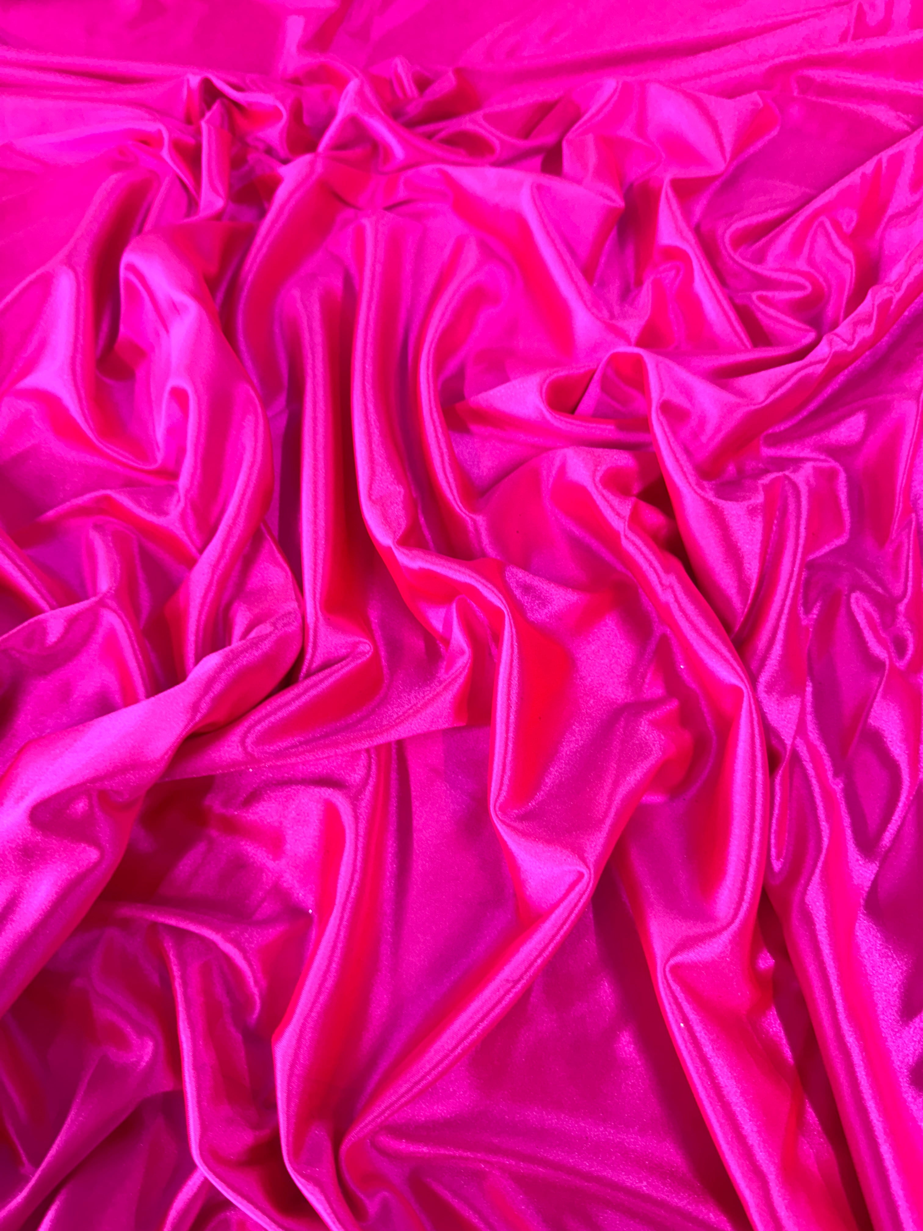 Hot Pink Shiny Nylon Spandex,online textile store, sewing, fabric store, sewing store, cheap fabric store, kiki textiles