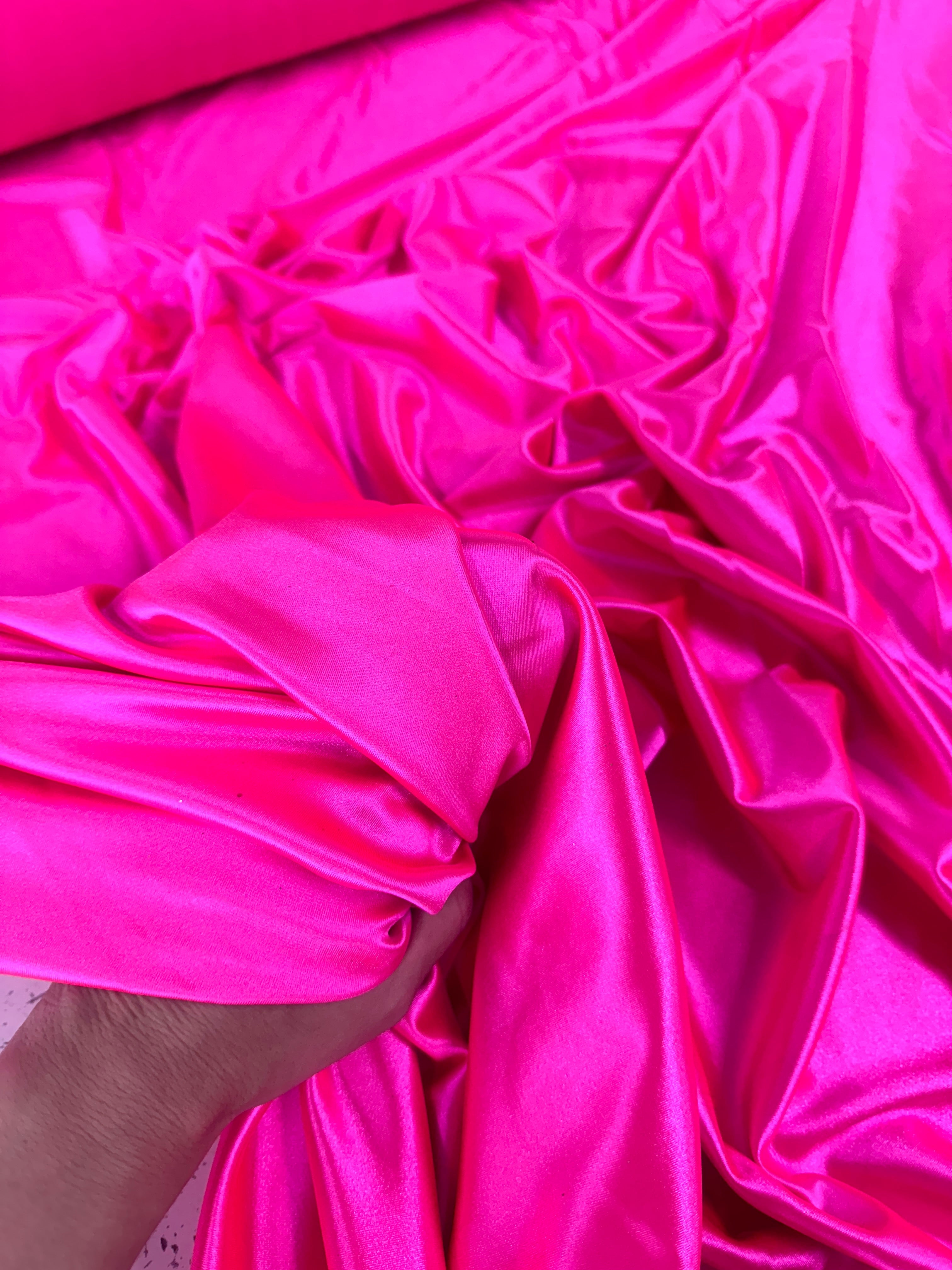 Hot Pink Shiny Nylon Spandex,online textile store, sewing, fabric store, sewing store, cheap fabric store, kiki textiles