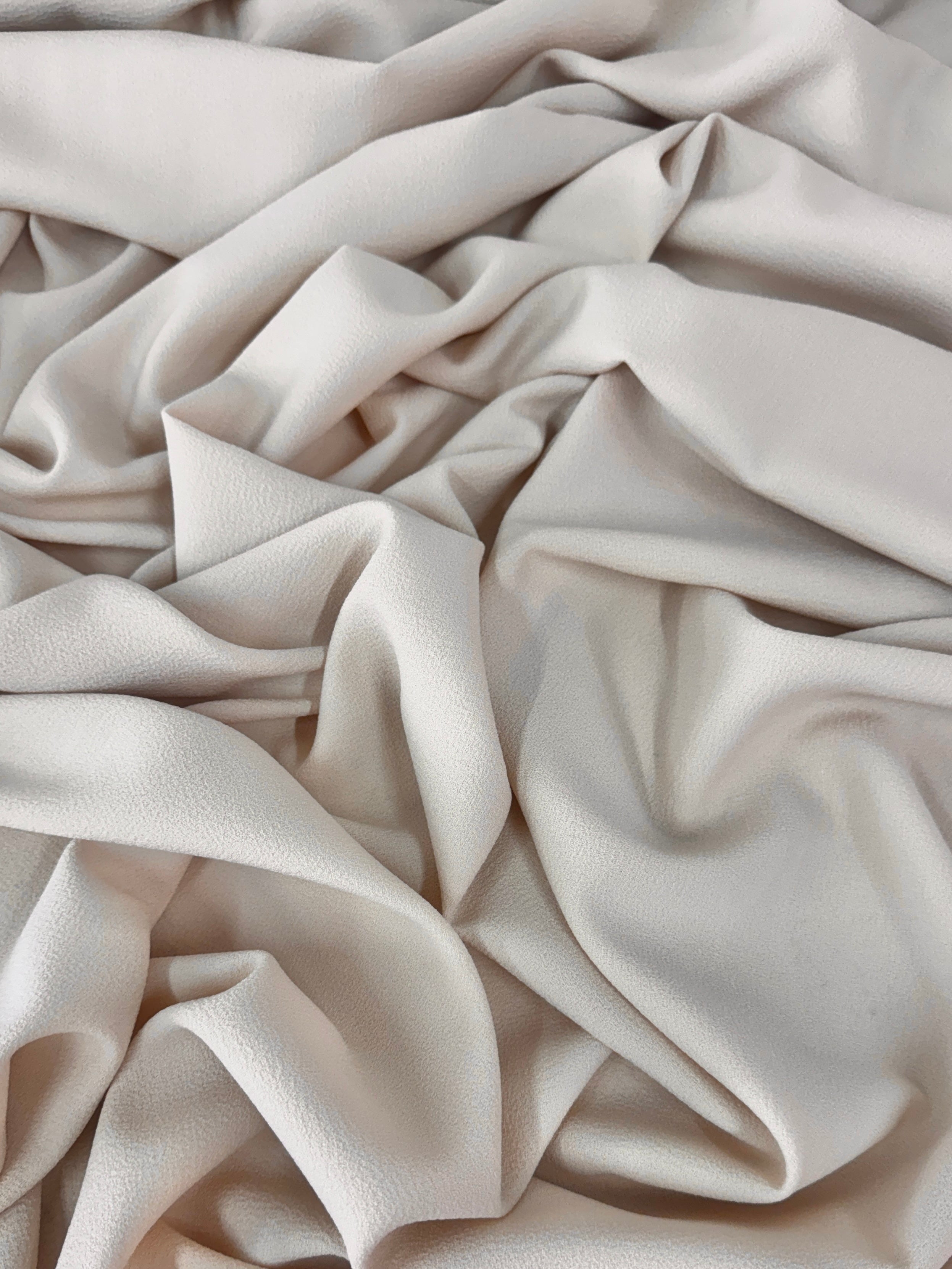 Cream Bubble Textured Stretch Crepe, online textile store, sewing, fabric store, sewing store, cheap fabric store, kiki textiles