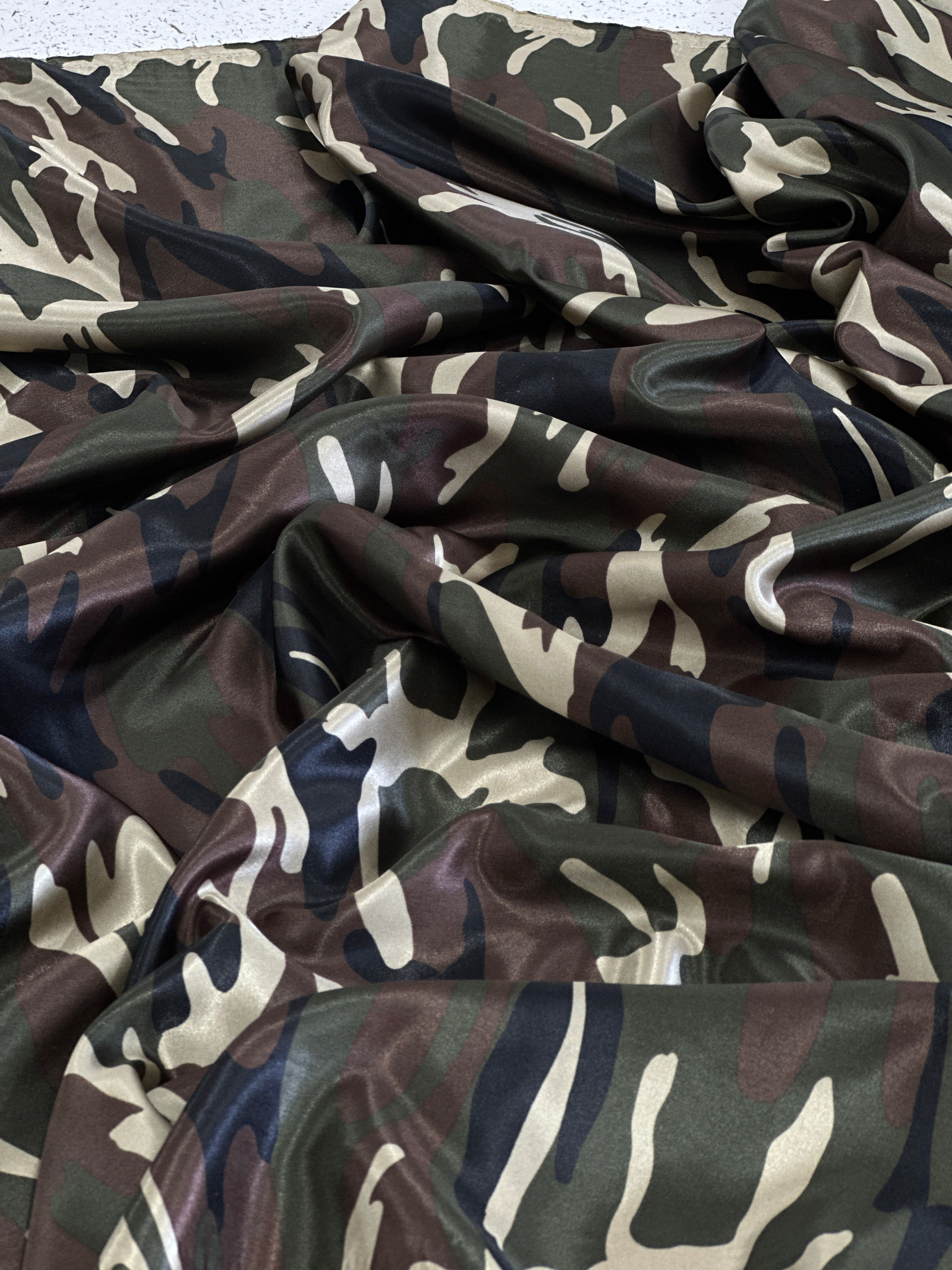 Army Print satin, Luxury Satin, Printed Satin, Premium Satin, Satin for Bride, Satin for Women, Satin in Low Price, Cheap Satin, Satin on Sale