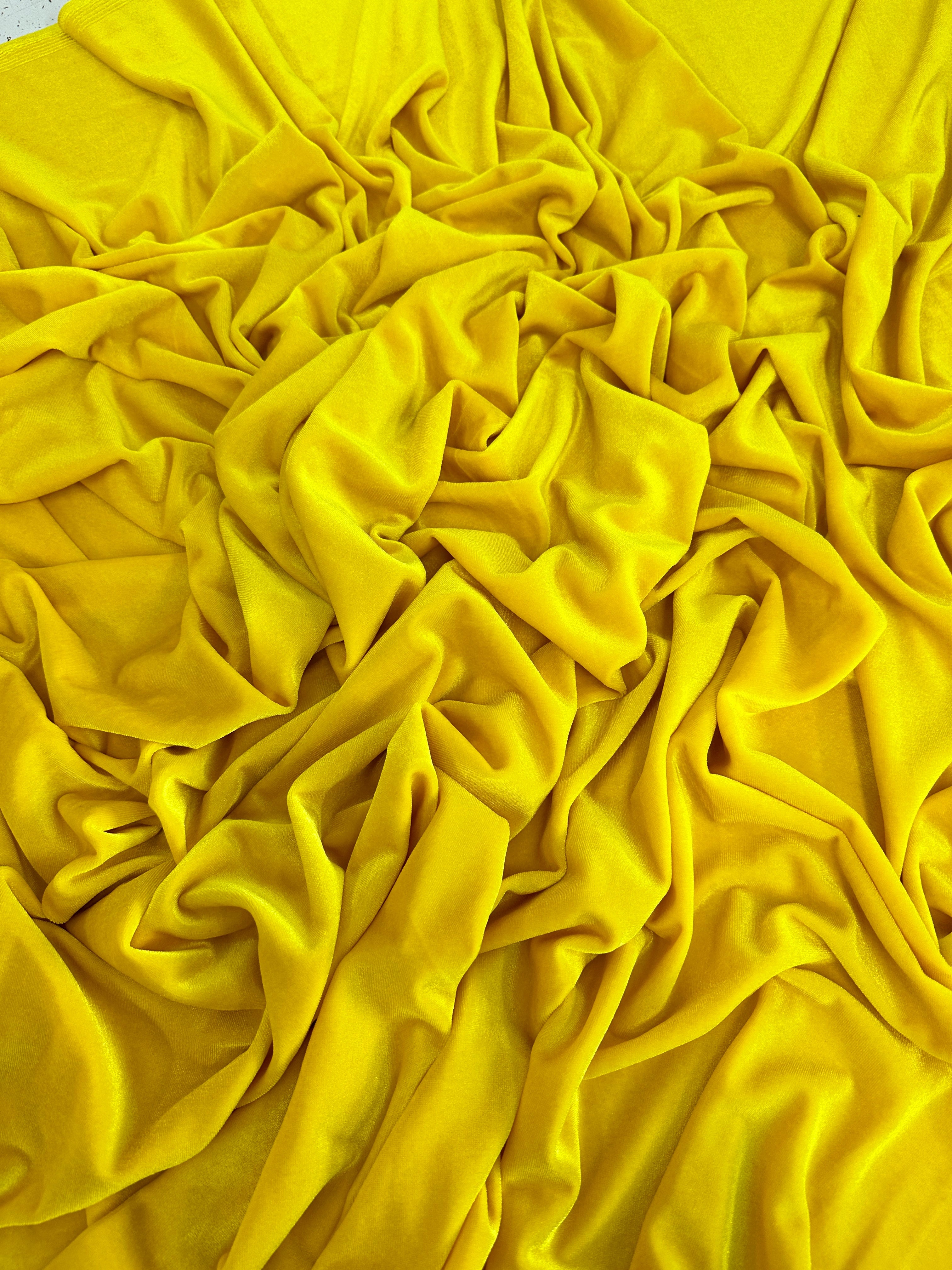 Yellow Stretch Velvet, Velvet Material, Velvet Fabric, Velour Fabric Sale, Velvet Fabric Online, Stretch Velvet Spandex, Plush Velvet