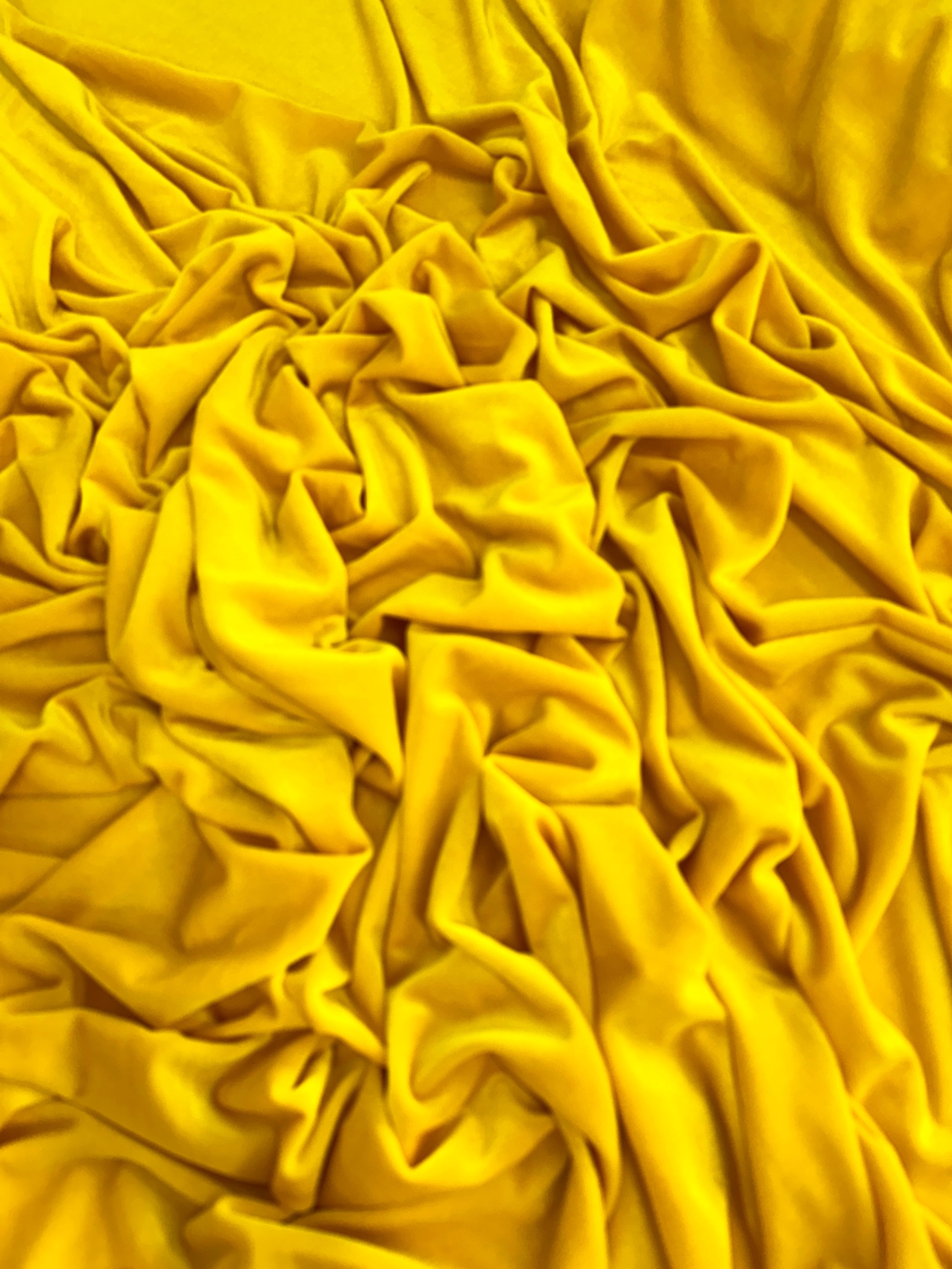 Yellow Stretch Velvet, Velvet Material, Velvet Fabric, Velour Fabric Sale, Velvet Fabric Online, Stretch Velvet Spandex, Plush Velvet