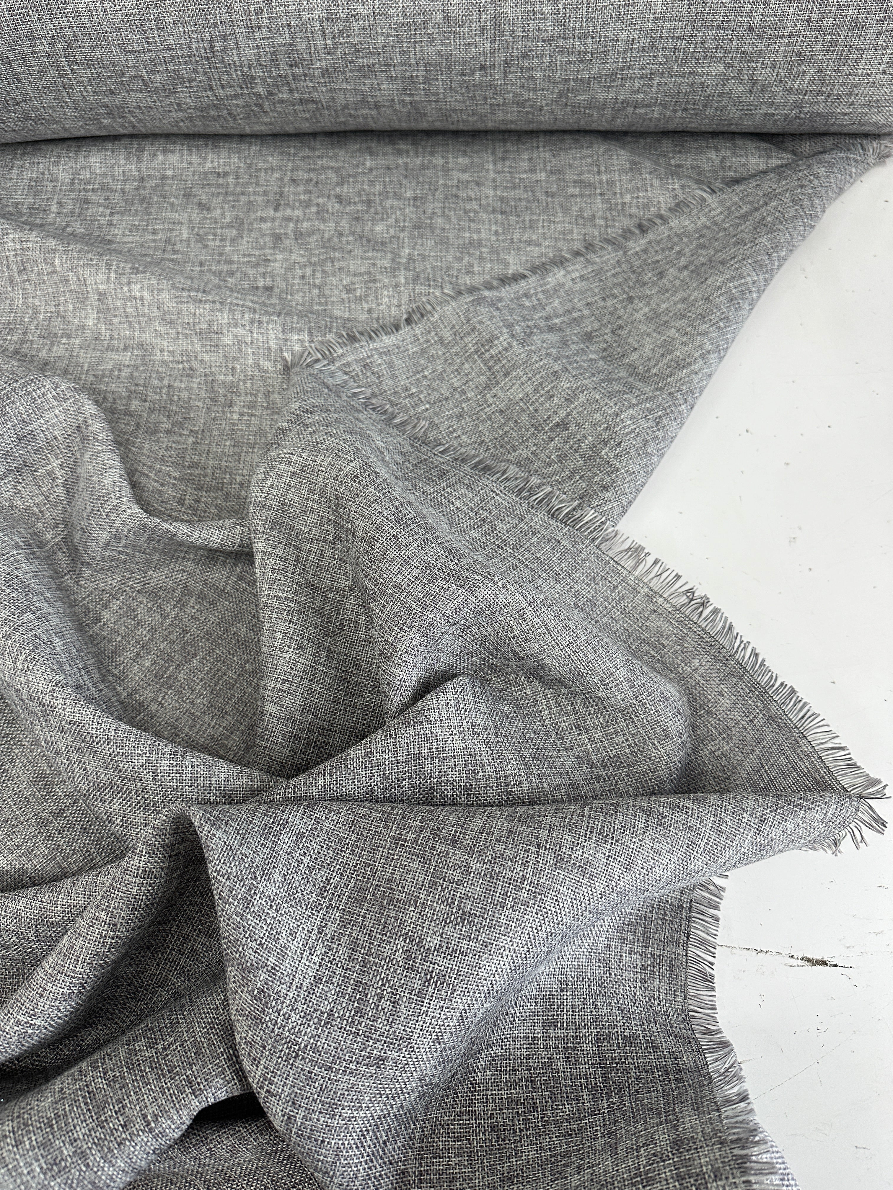 Gray Faux Linen, Shop Fabrics Online, Sewing, Fabric Store, Sewing Store, Cheap Fabric Store, Kiki Textiles, Textile by the Yard