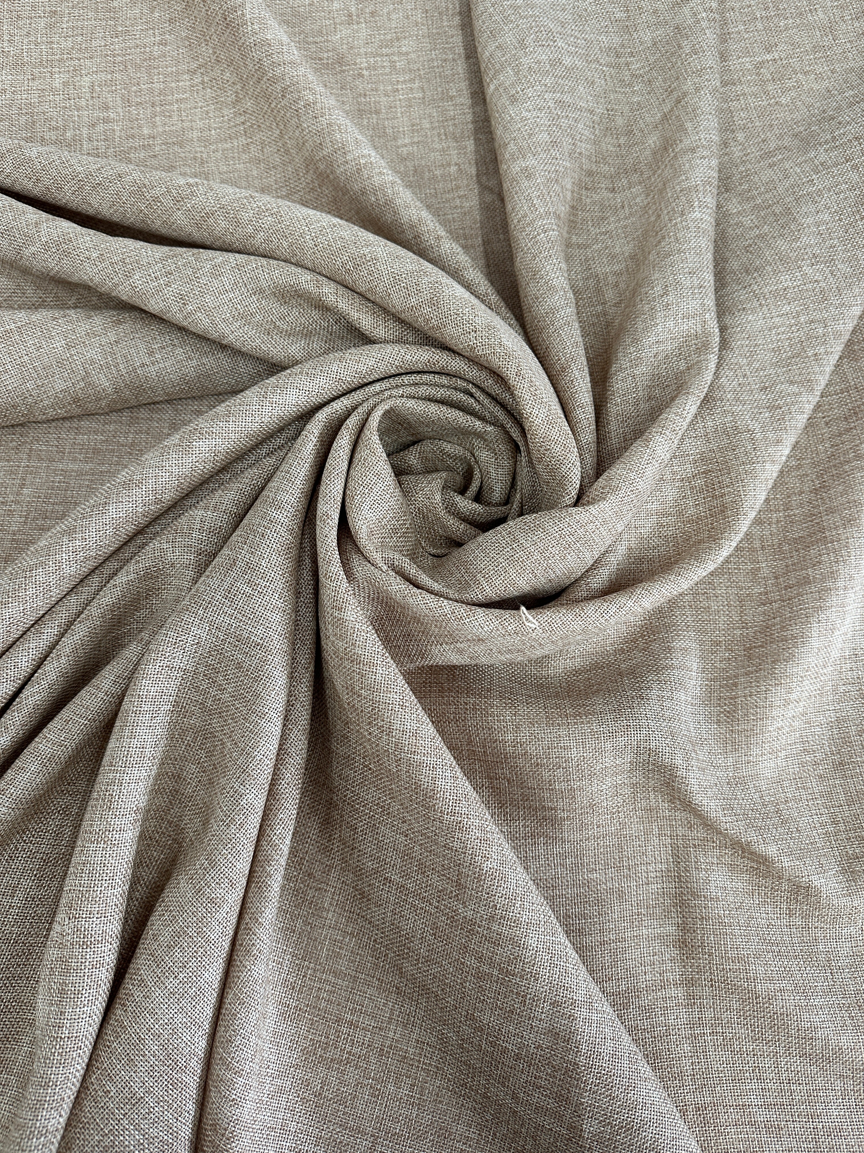 Sand Faux Linen, Faux Linen, Linen Fabric by yard, linen fabric, linen material, premium linen, Cheap Fabric Store