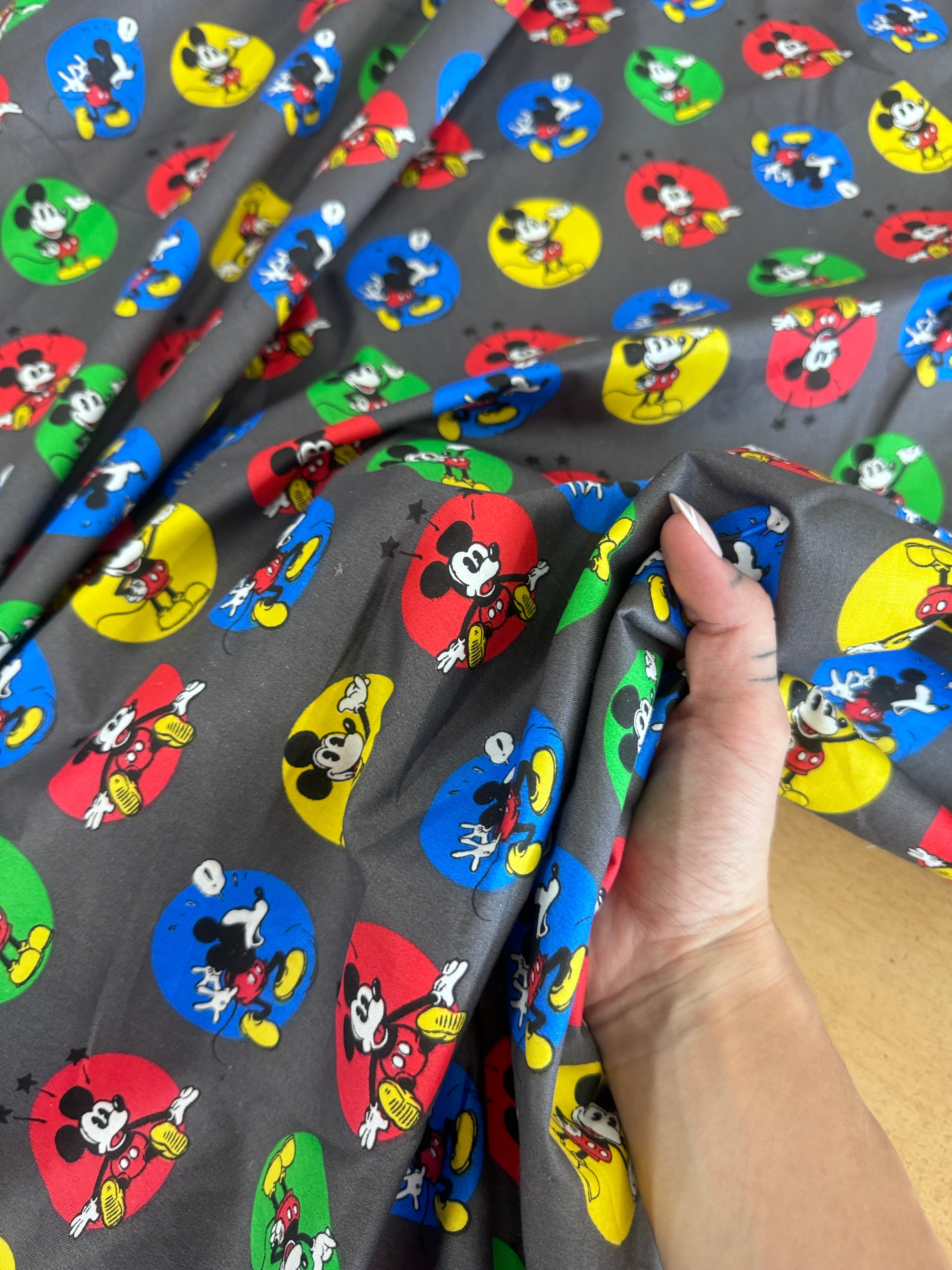 Mickey Mouse Print Cotton,online textile store, sewing, fabric store, sewing store, cheap fabric store, kiki textiles