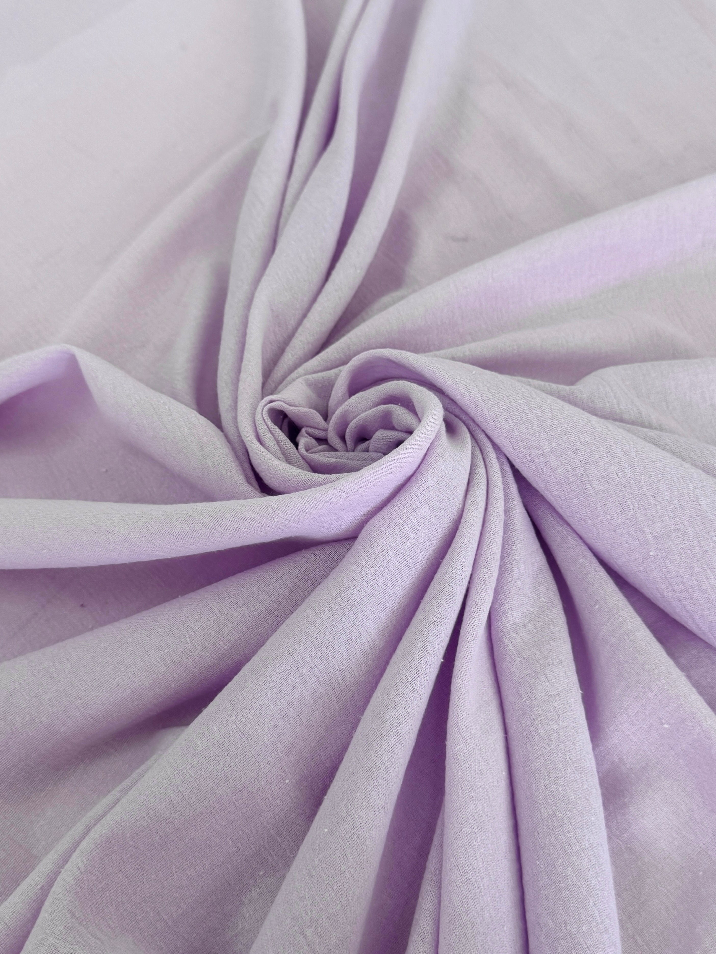 Lilac Cotton Gauze,online textile store, sewing, fabric store, sewing store, cheap fabric store, kiki textiles