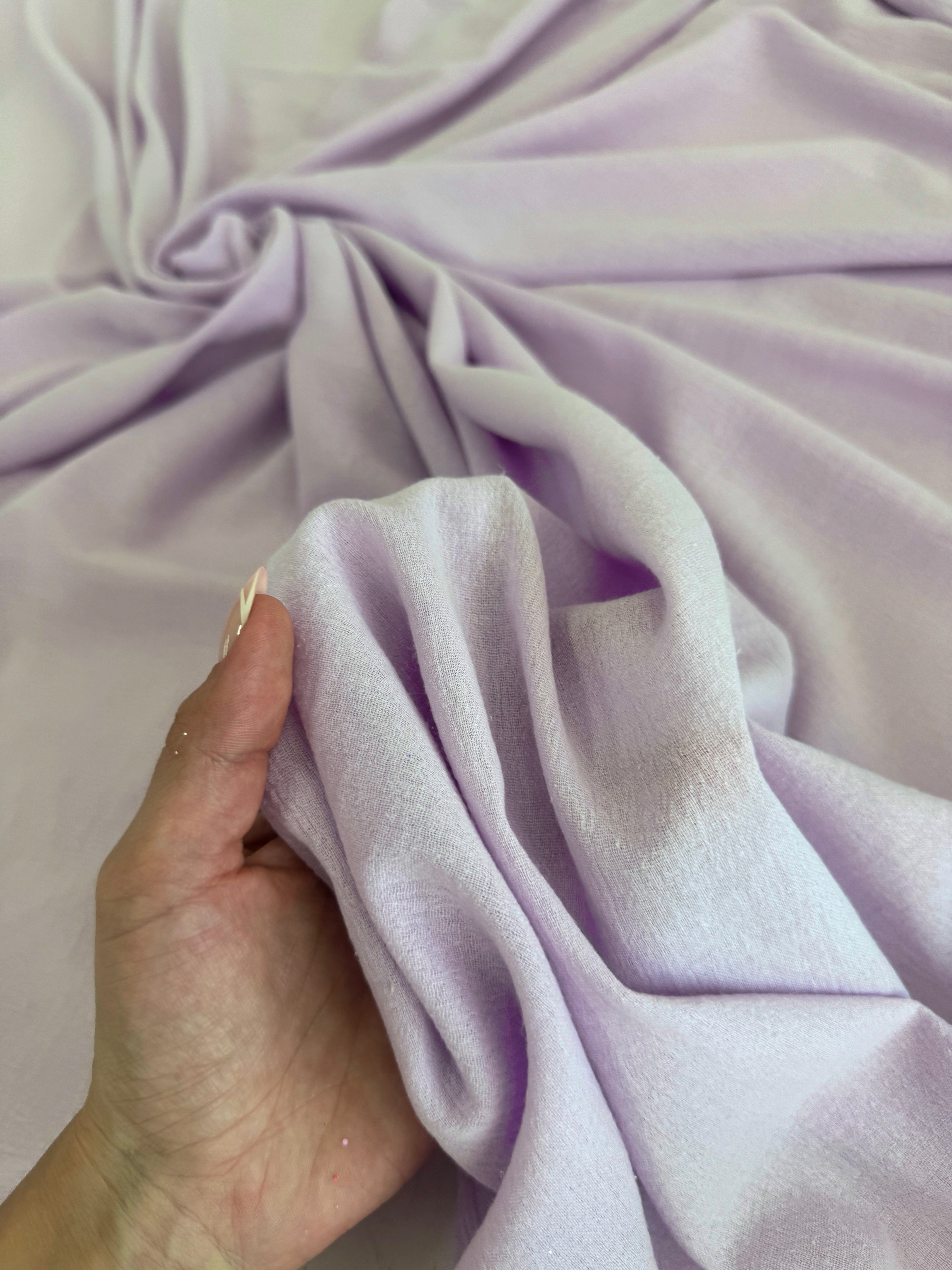 Lilac Cotton Gauze,online textile store, sewing, fabric store, sewing store, cheap fabric store, kiki textiles