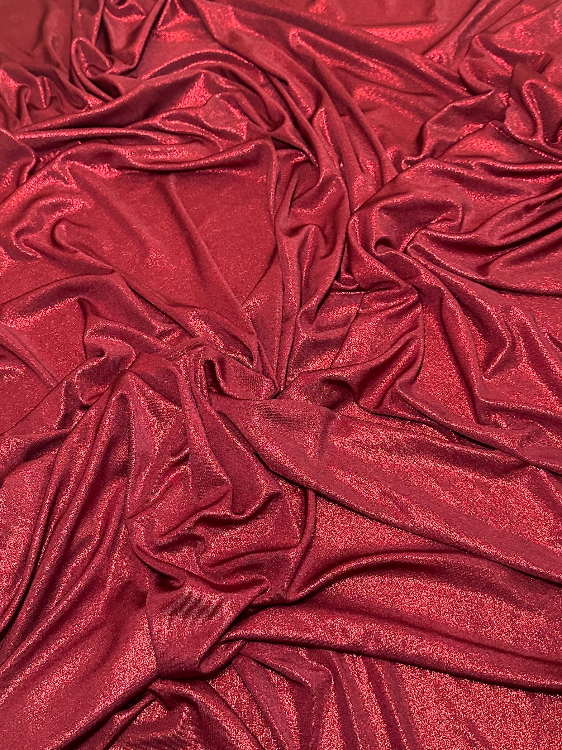 Red Slinky Foiled Jersey