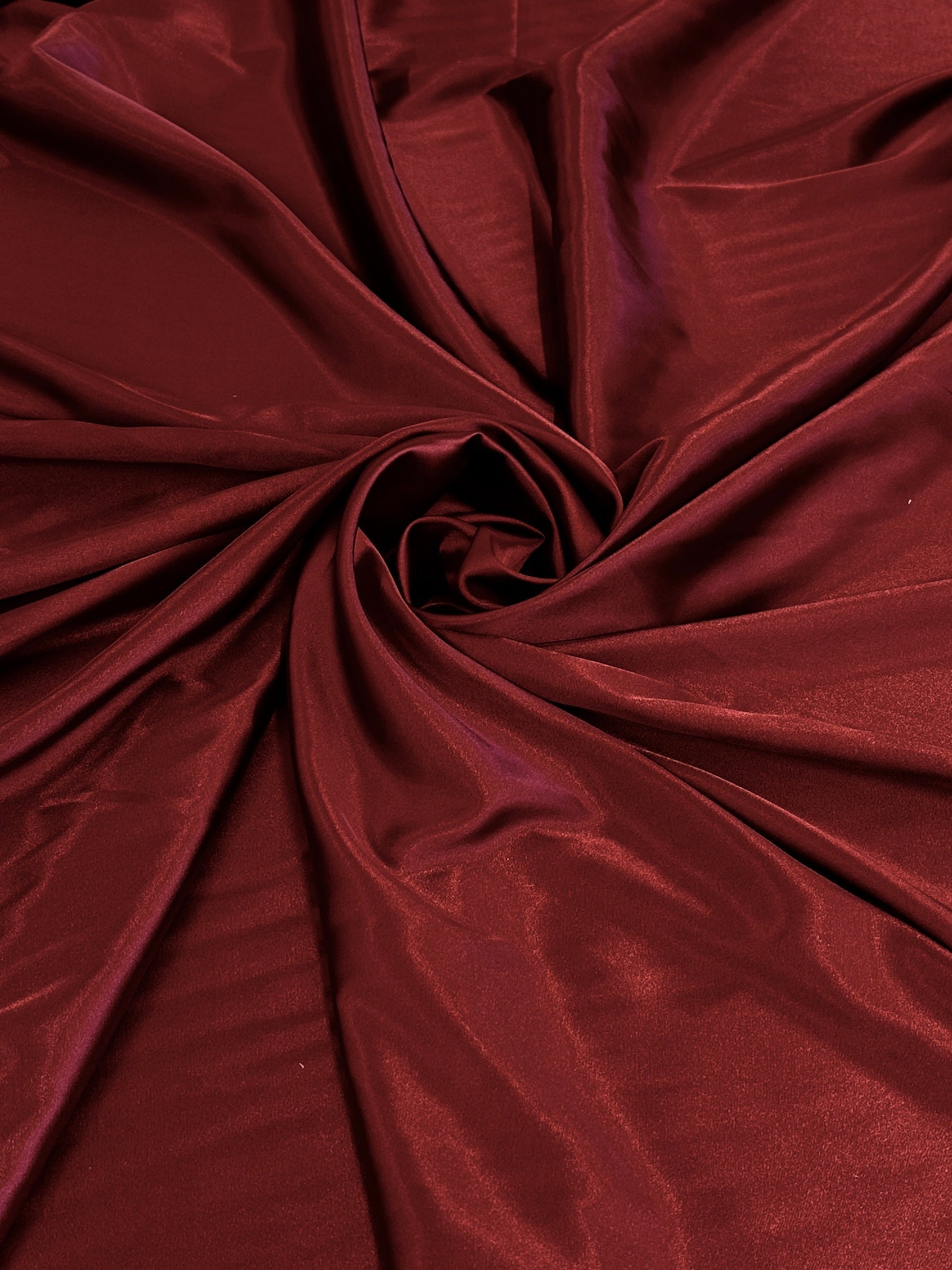 Burgundy Luxury Silky Satin, Luxury Silky Satin, Silky Satin, Premium Stretch Crepe Back Satin, Satin for Bride, Satin for Women, Satin in Low Price, Cheap Satin, Satin on Sale