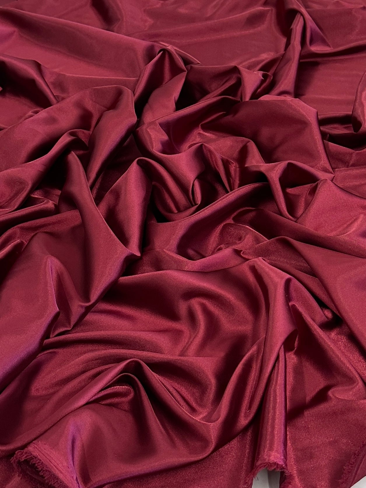 Burgundy Luxury Silky Satin, Luxury Silky Satin, Silky Satin, Premium Stretch Crepe Back Satin, Satin for Bride, Satin for Women, Satin in Low Price, Cheap Satin, Satin on Sale