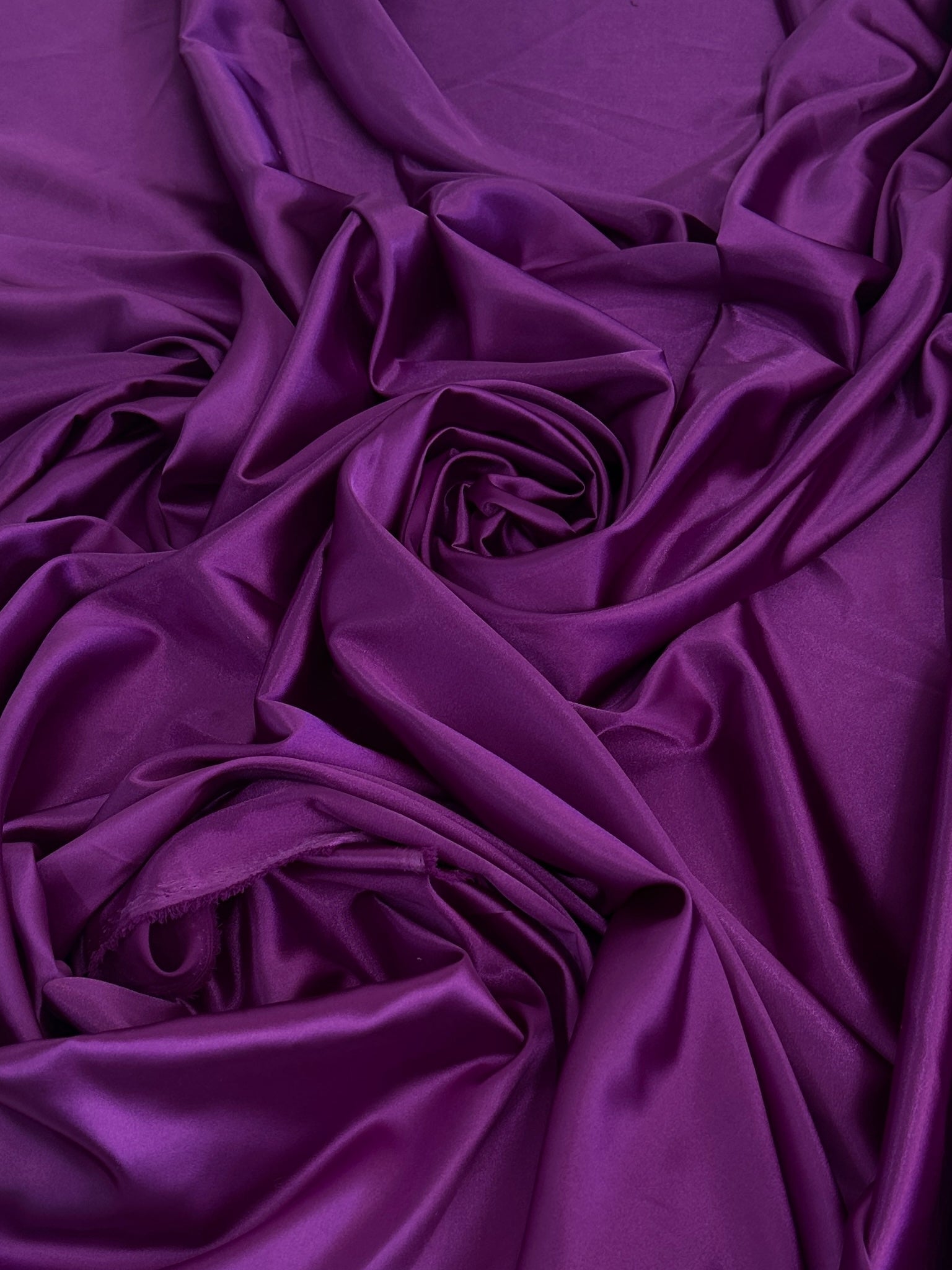 Violet Luxury Silky Satin, Luxury Silky Satin, Silky Satin, Premium Stretch Crepe Back Satin, Satin for Bride, Satin for Women, Satin in Low Price, Cheap Satin, Satin on Sale