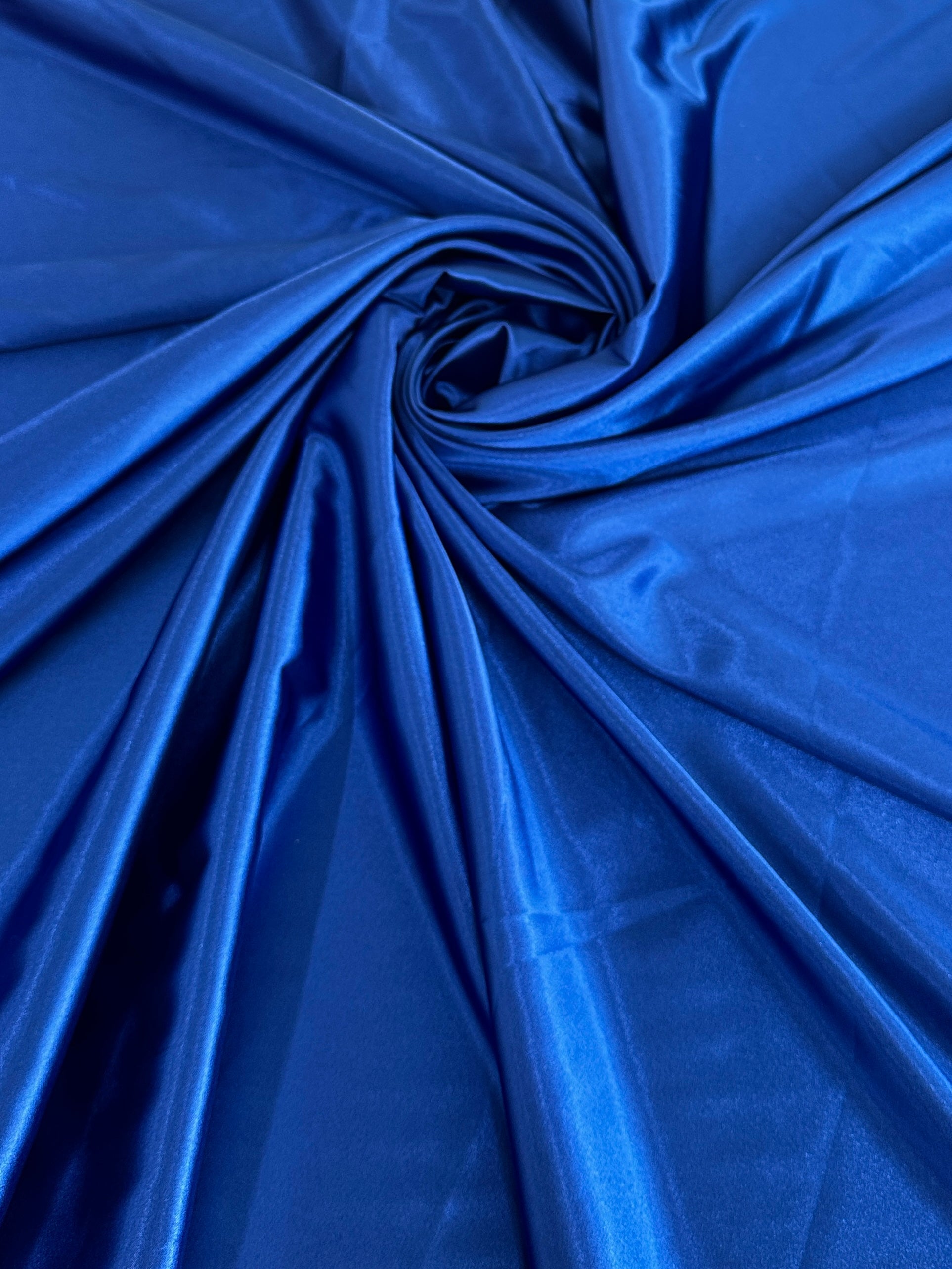 Royal Blue Luxury Silky Satin, Luxury Silky Satin, Silky Satin, Premium Stretch Crepe Back Satin, Satin for Bride, Satin for Women, Satin in Low Price, Cheap Satin, Satin on Sale