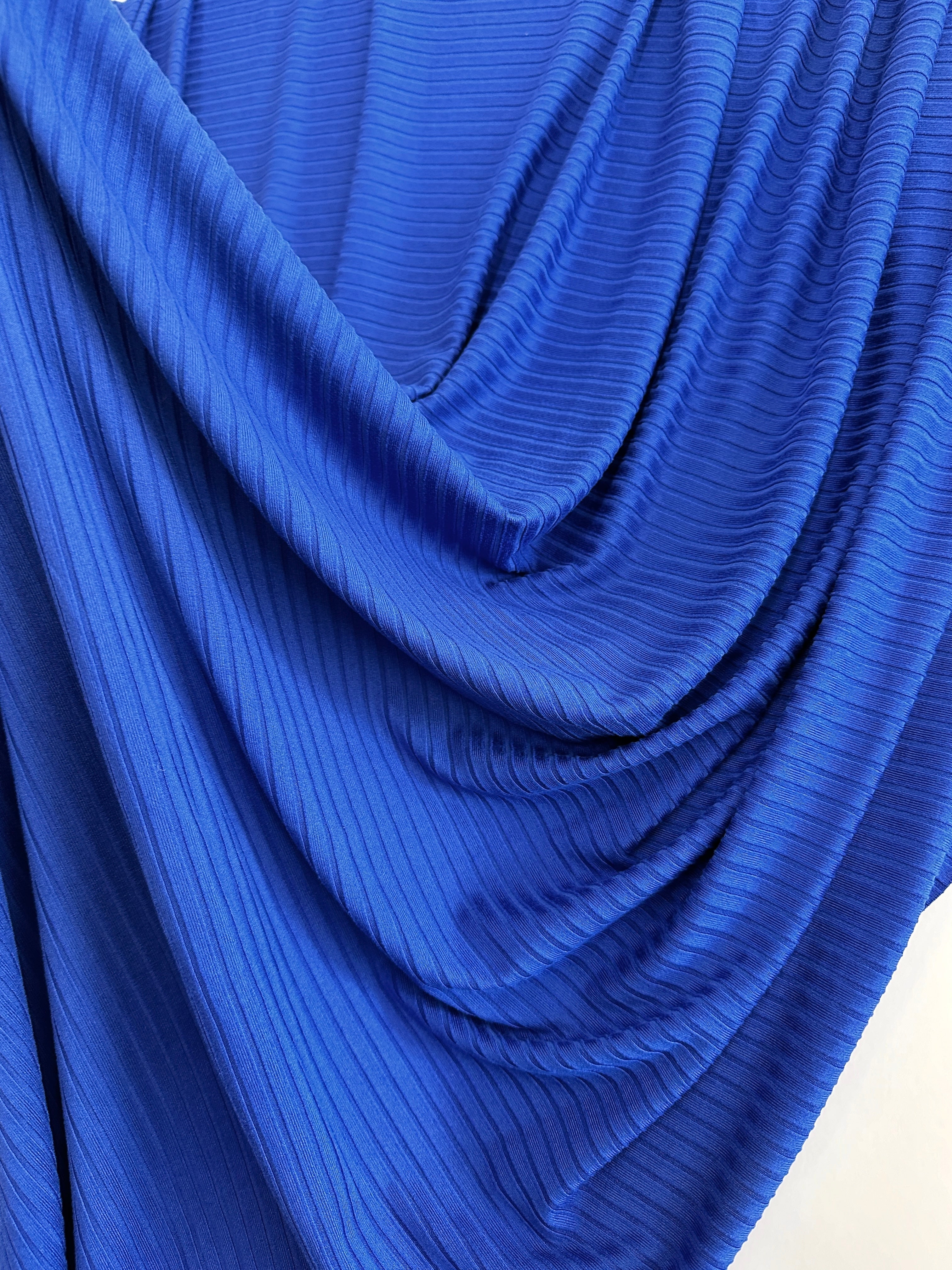 Royal Blue Rib Knit, Shop Fabrics Online, Sewing, Fabric Store, Sewing Store, Cheap Fabric Store, Kiki Textiles, Textile by the Yard