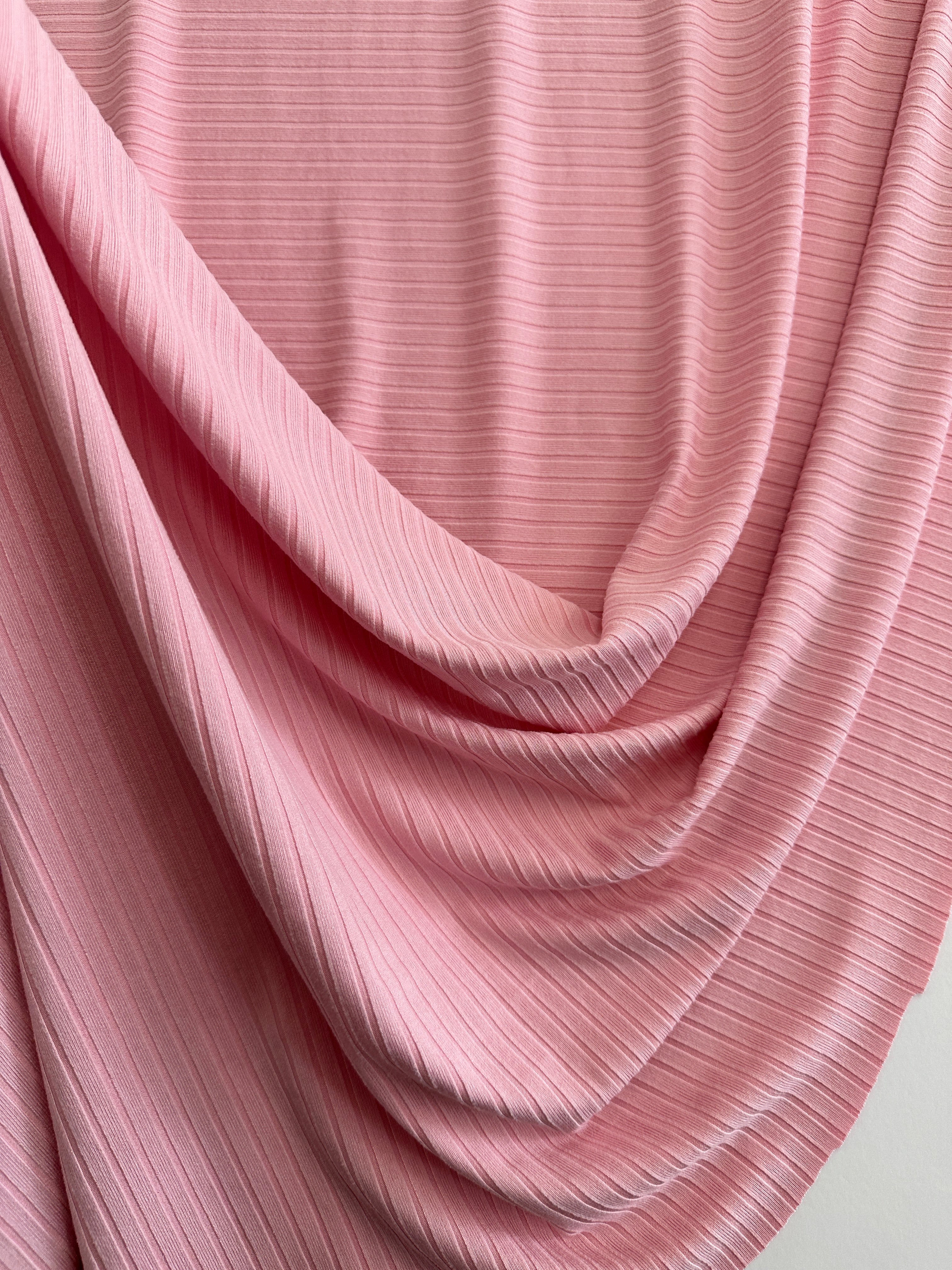 Baby Pink Rib Knit, Shop Fabrics Online, Sewing, Fabric Store, Sewing Store, Cheap Fabric Store, Kiki Textiles, Textile by the Yard