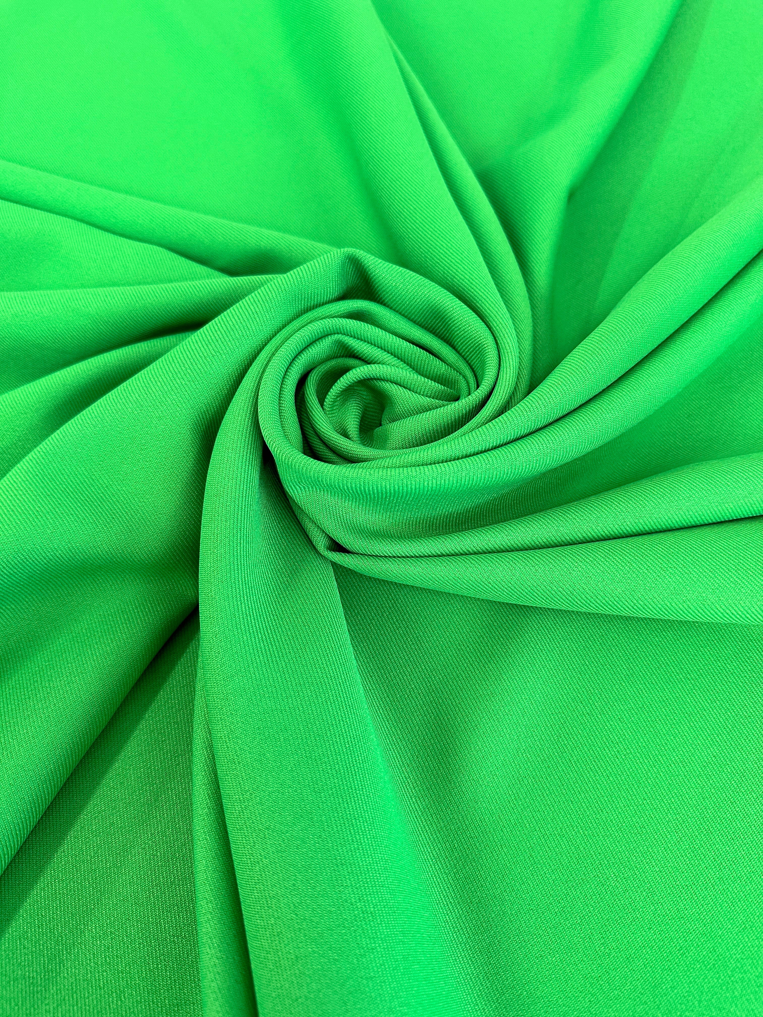 Apple Green Deluxe Gabardine, shop fabrics online, sewing, fabric store, sewing store, cheap fabric store, kiki textiles, textile by the yard