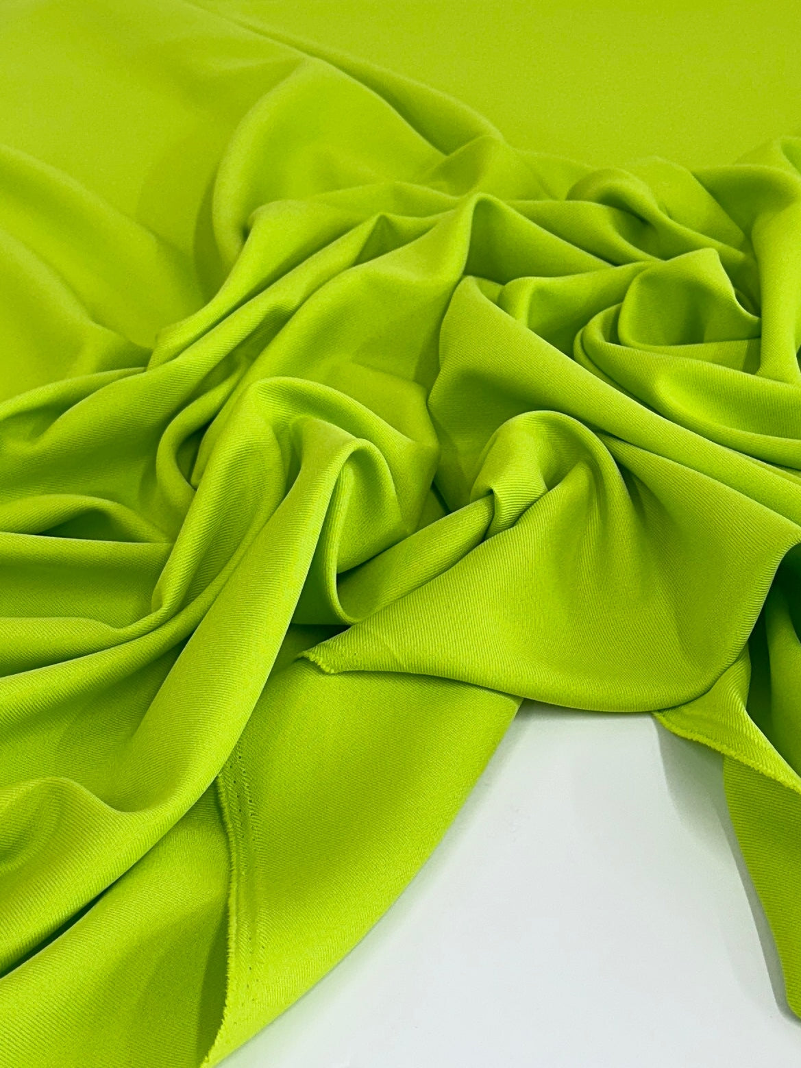 Deluxe Lime Green Gabardine, Shop Fabrics Online, Sewing, Fabric Store, Sewing Store, Cheap Fabric Store, Kiki Textiles, Textile by the Yard