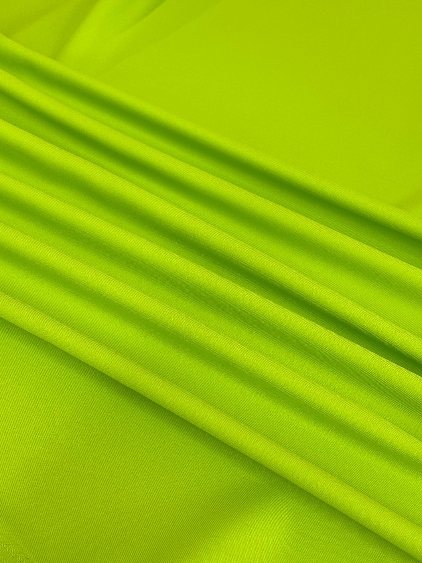 Deluxe Lime Green Gabardine, Gabardine Fabric Price, Crepe & Gabardine, Stretch Crepe, Twill Gabardine, Brushed Twill, Polyester Gabardine, Crepe on Sale, Solid Fabric