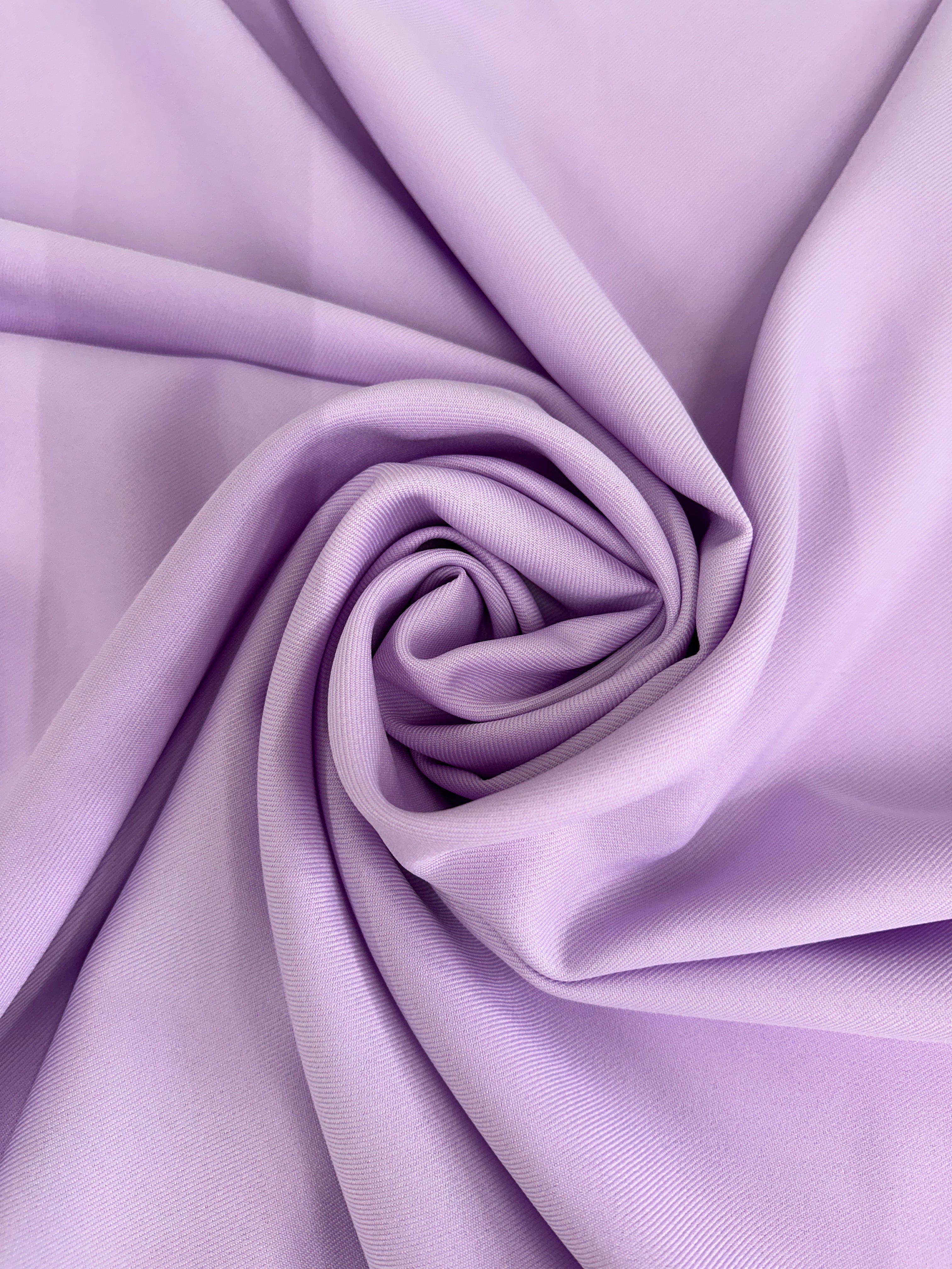 Lilac Deluxe Gabardine, Gabardine Fabric Price, Crepe & Gabardine, Stretch Crepe, Twill Gabardine, Brushed Twill, Polyester Gabardine, Crepe on Sale, Solid Fabric