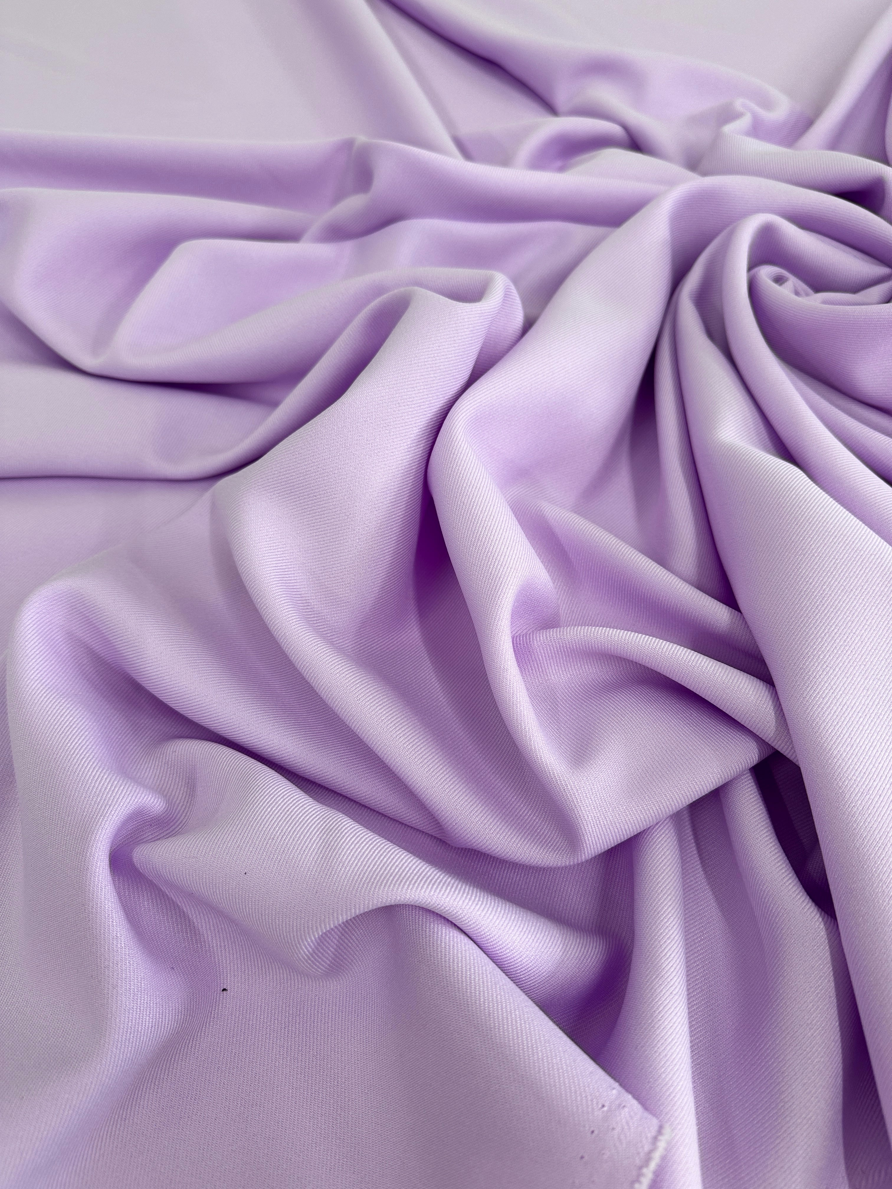 Lilac Deluxe Gabardine, Gabardine Fabric Price, Crepe & Gabardine, Stretch Crepe, Twill Gabardine, Brushed Twill, Polyester Gabardine, Crepe on Sale, Solid Fabric