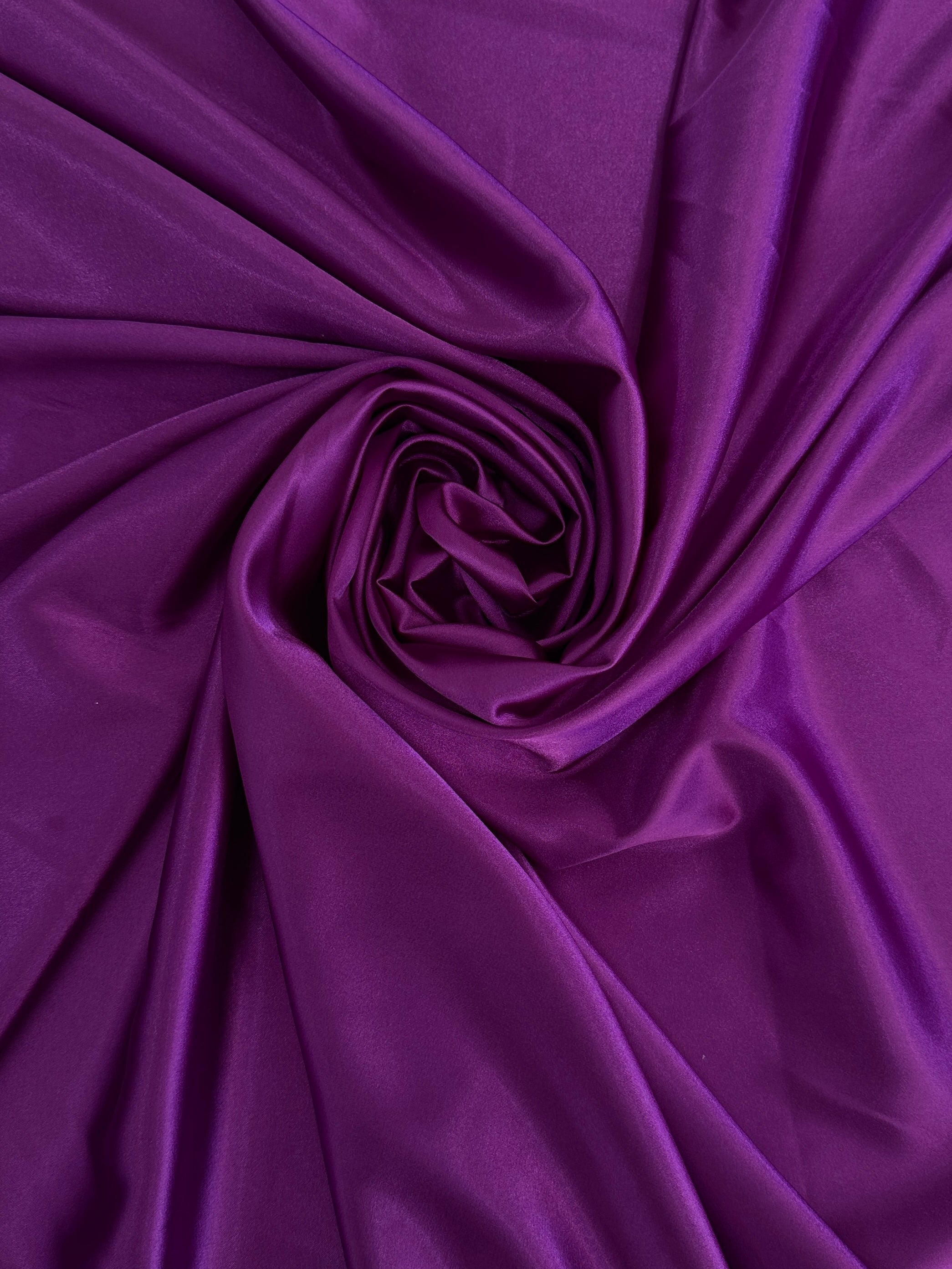 Violet Luxury Silky Satin, Luxury Silky Satin, Silky Satin, Premium Stretch Crepe Back Satin, Satin for Bride, Satin for Women, Satin in Low Price, Cheap Satin, Satin on Sale