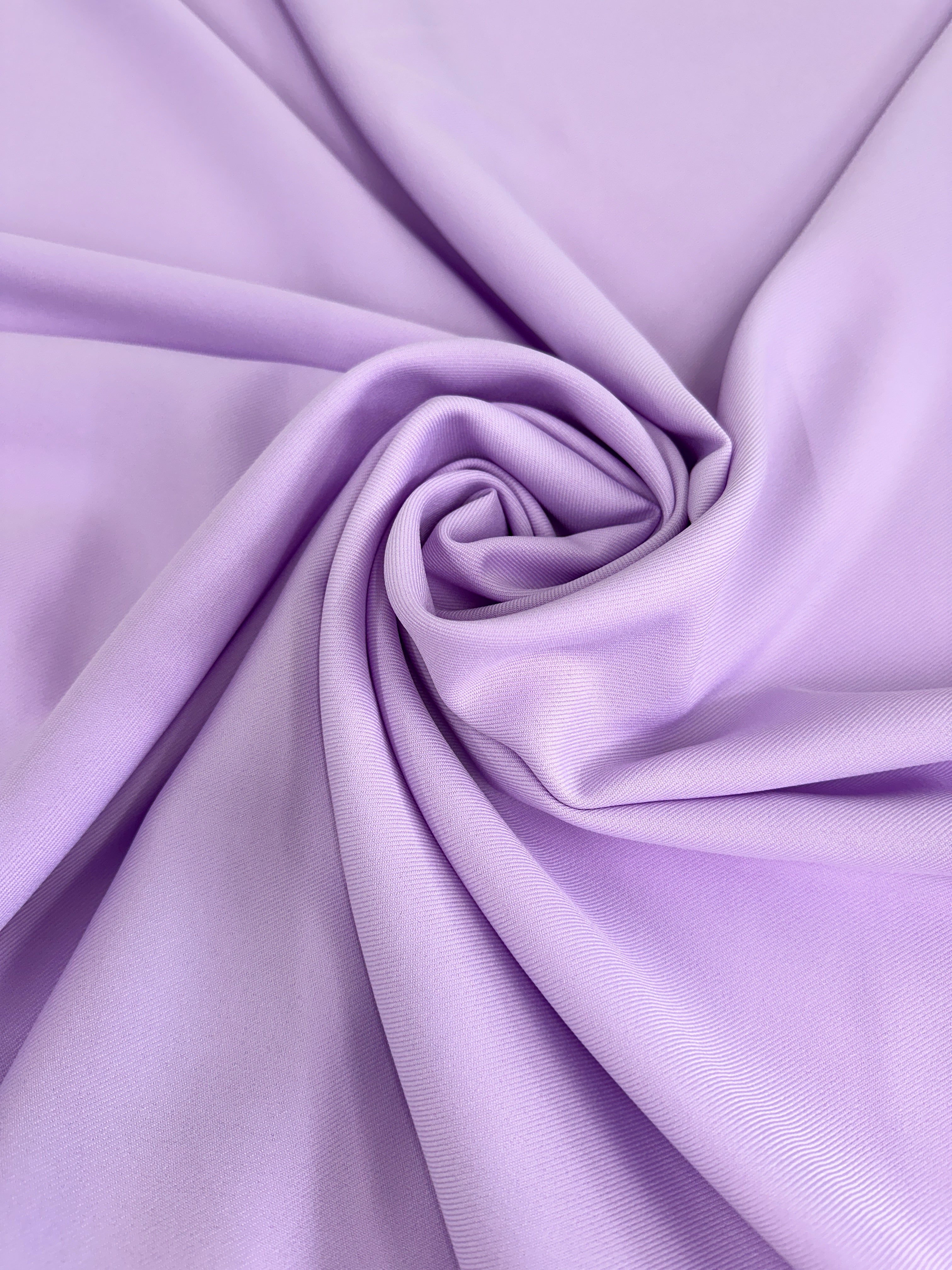 Lilac Deluxe Gabardine, Gabardine Fabric Price, Crepe & Gabardine, Stretch Crepe, Twill Gabardine, Brushed Twill, Polyester Gabardine, Crepe on Sale, Solid Fabric