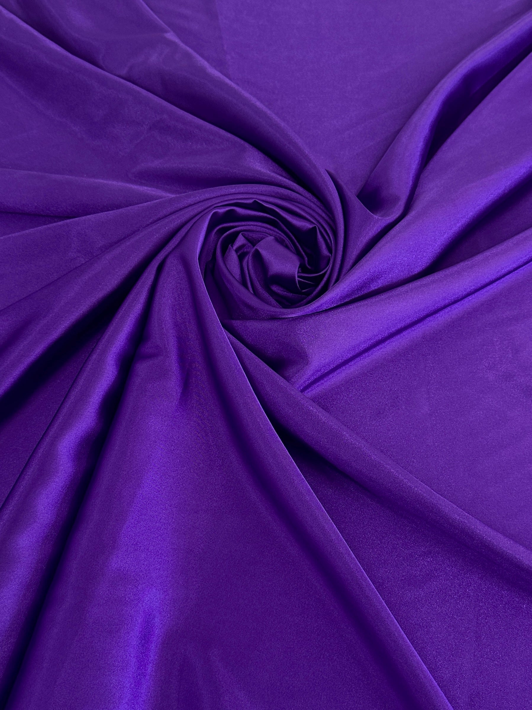 Purple Luxury Silky Satin, Luxury Silky Satin, Silky Satin, Premium Stretch Crepe Back Satin, Satin for Bride, Satin for Women, Satin in Low Price, Cheap Satin, Satin on Sale