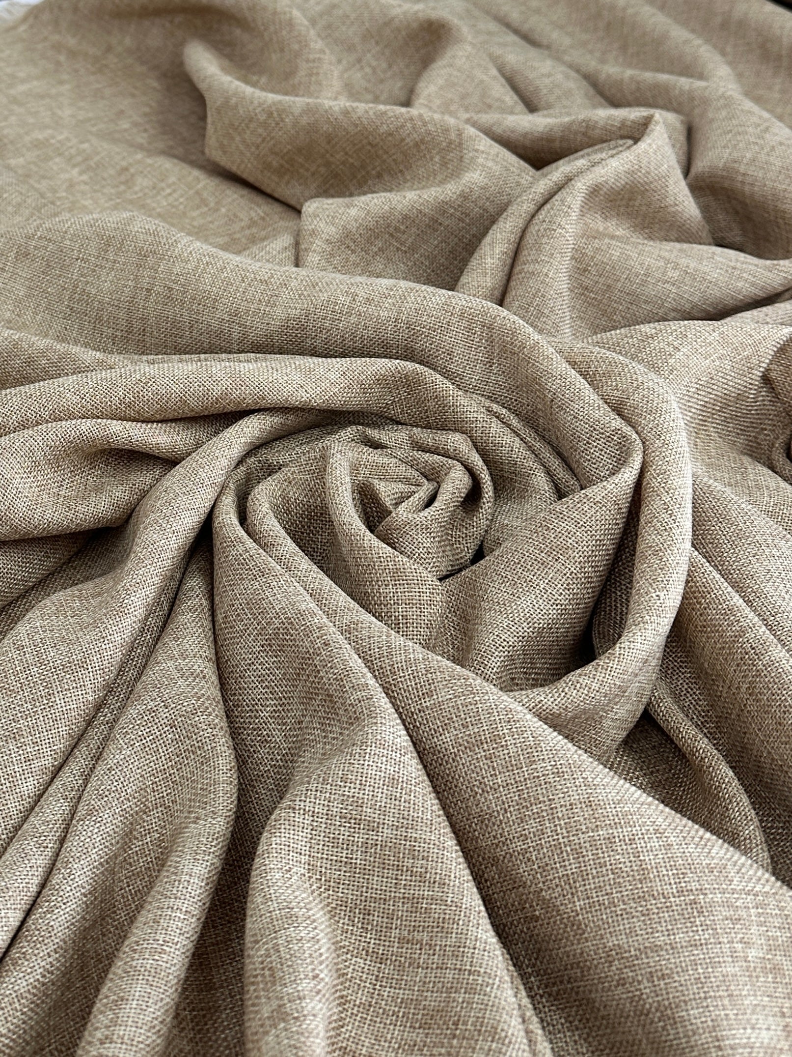 Sand Faux Linen, Faux Linen, Linen Fabric by yard, linen fabric, linen material, premium linen, Cheap Fabric Store