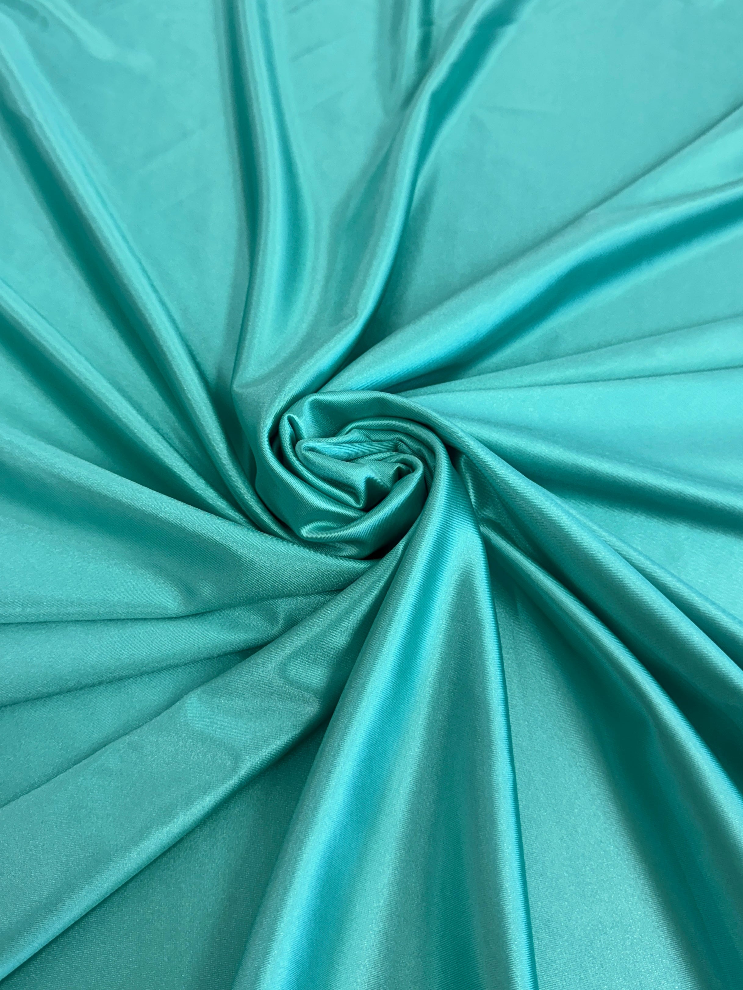 Tiffany Blue Shiny Nylon Spandex, Tiffany Blue Spandex, Nylon Spandex, Shiny Spandex, Stretch Fabric, 4 way stretch fabric, Fabric on Sale, Activewear Fabric, Polyester Fabric