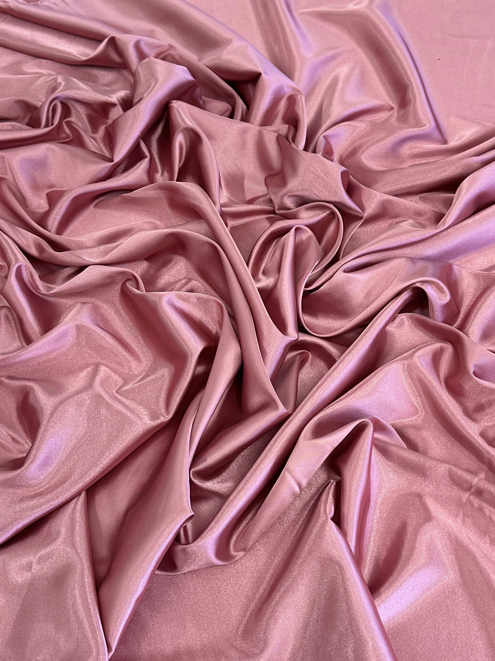 Mauve Luxury Silky Satin, Luxury Silky Satin, Silky Satin, Premium Stretch Crepe Back Satin, Satin for Bride, Satin for Women, Satin in Low Price, Cheap Satin, Satin on Sale